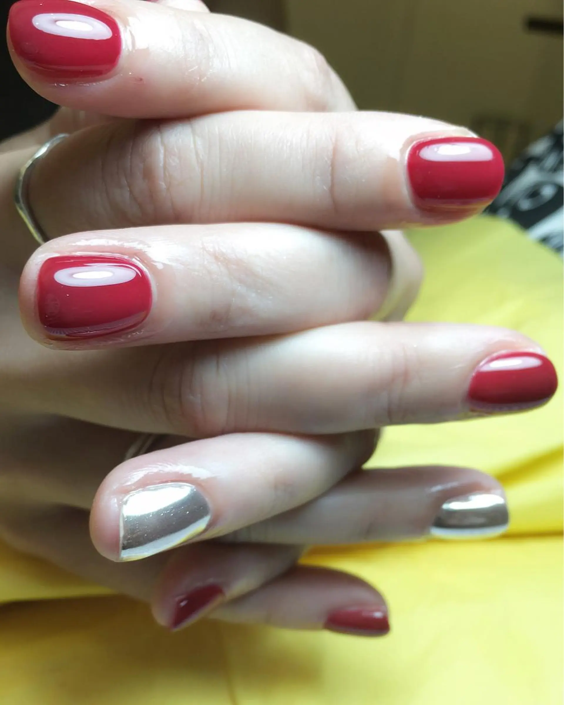 ネイル ミラーネイル Nail salon viewt55☺︎のネイルデザイン