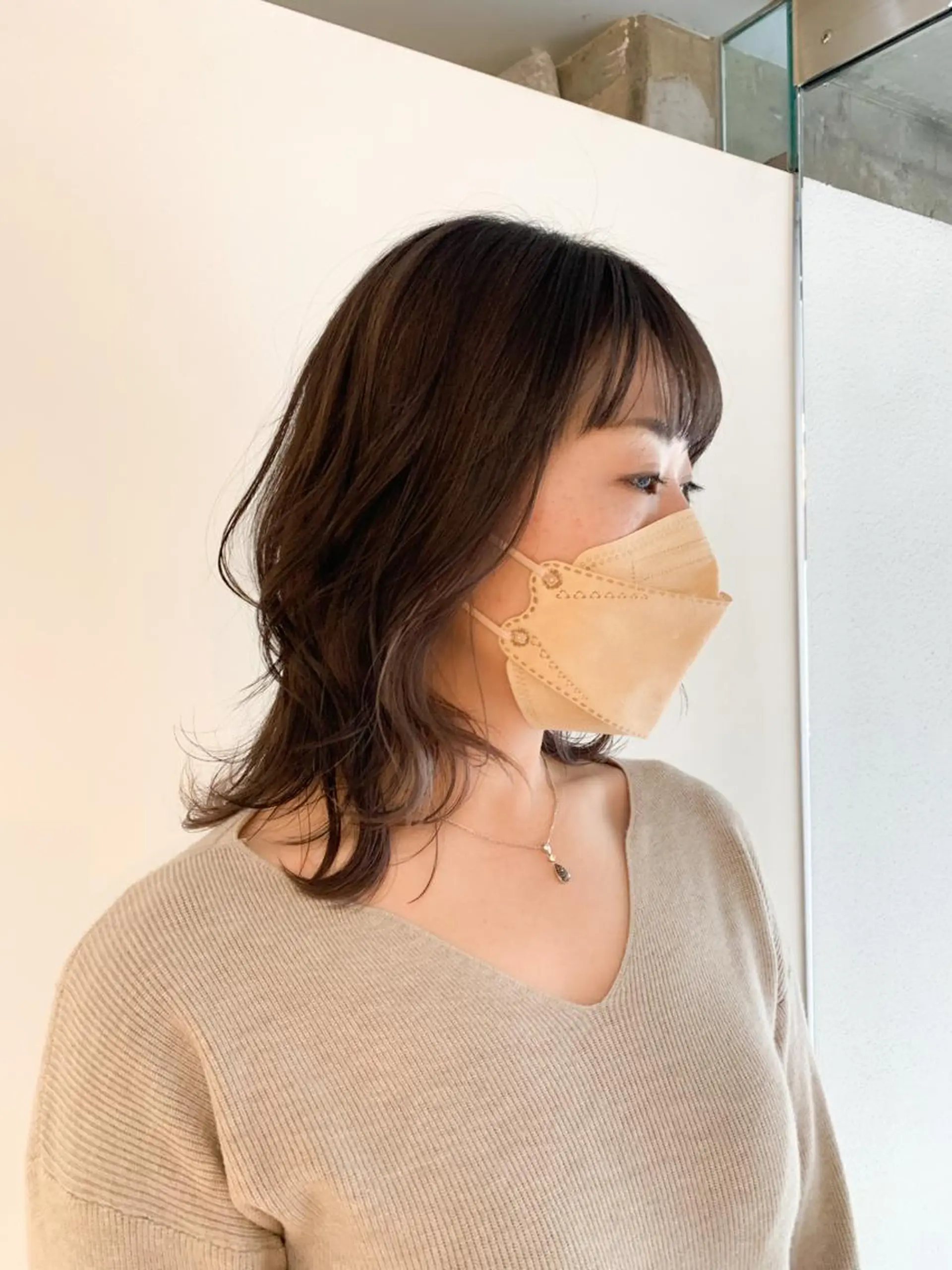 ミディアム ミディアムレイヤー レイヤーカット カット トリートメント えんどう みほのヘアスタイル