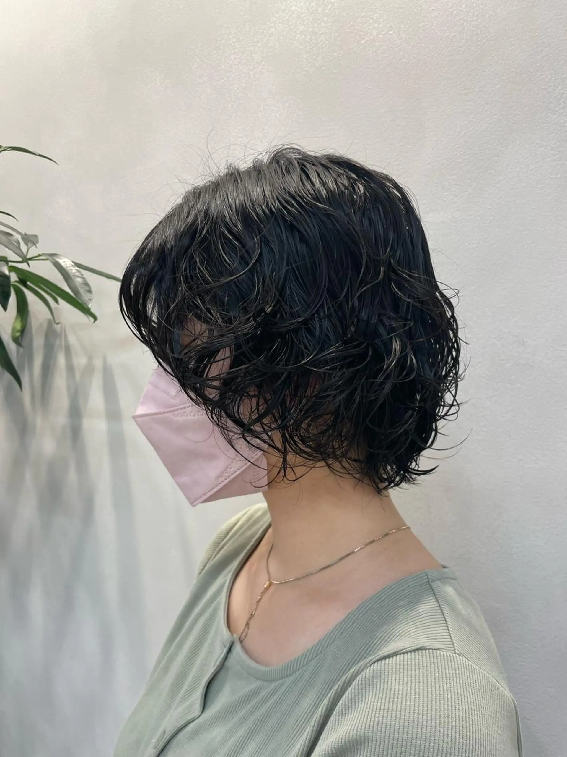パーマ 表参道ミディアム レイヤー山岸季生のヘアスタイル