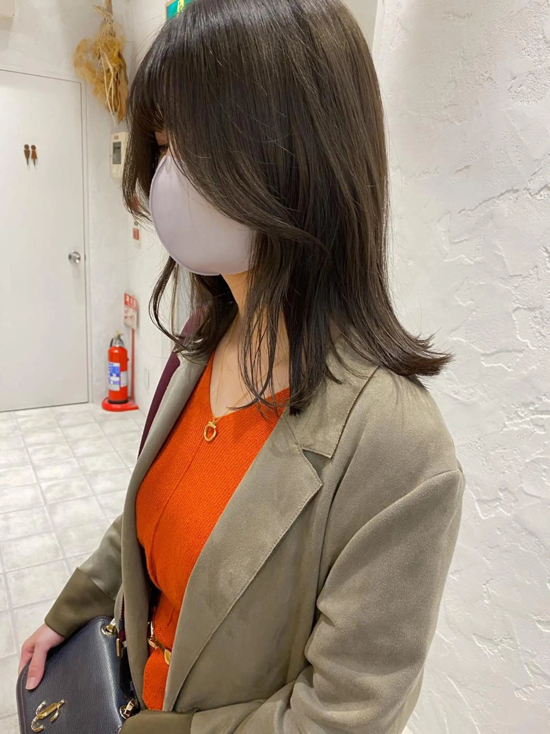 ミディアム カラー オリーブカラー 🌟アレンジが似合う カラー🌟Rumiのヘアスタイル