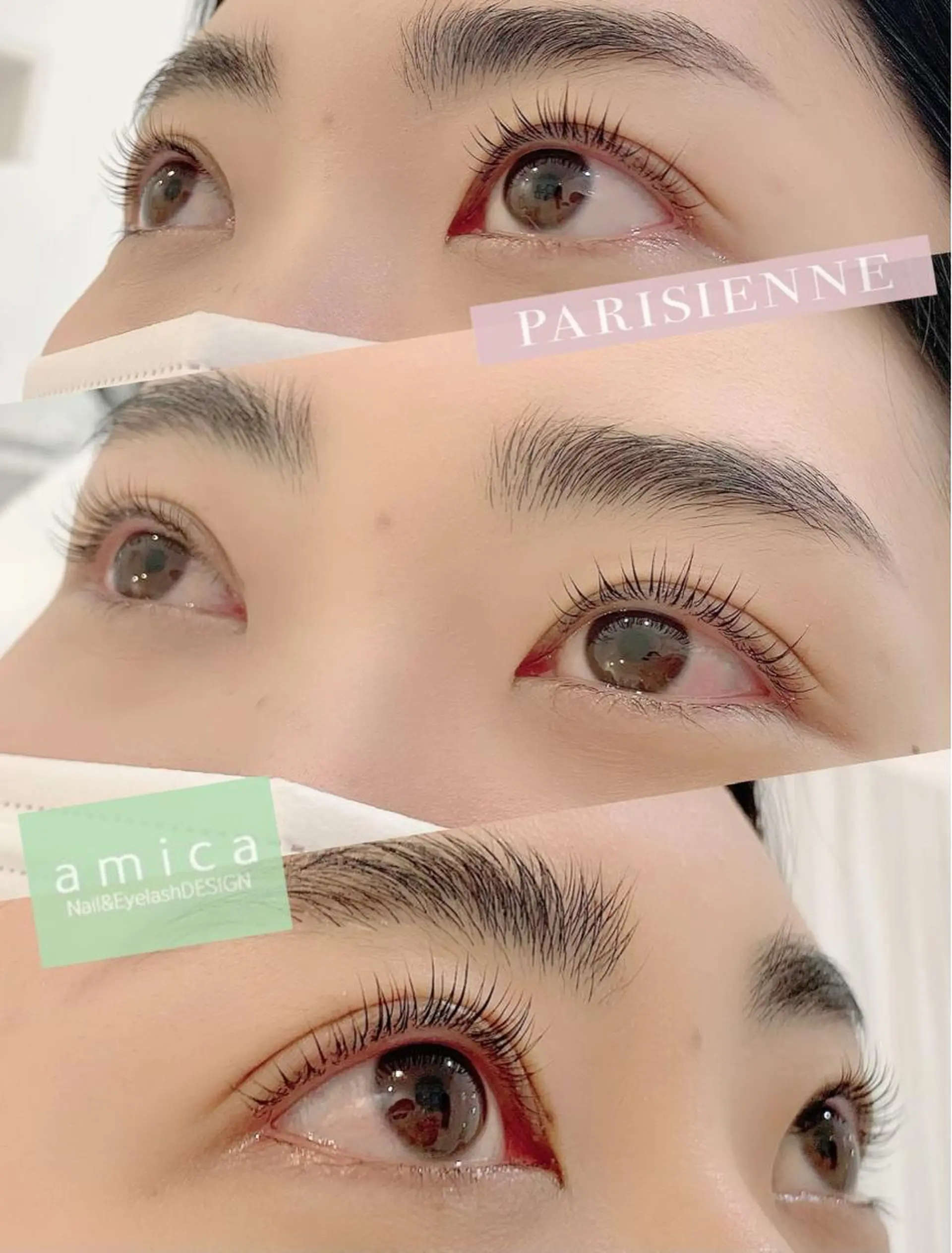 マツエク・マツパ パリジェンヌラッシュリフト マツパ 柴田 諒子のマツエク・マツパデザイン