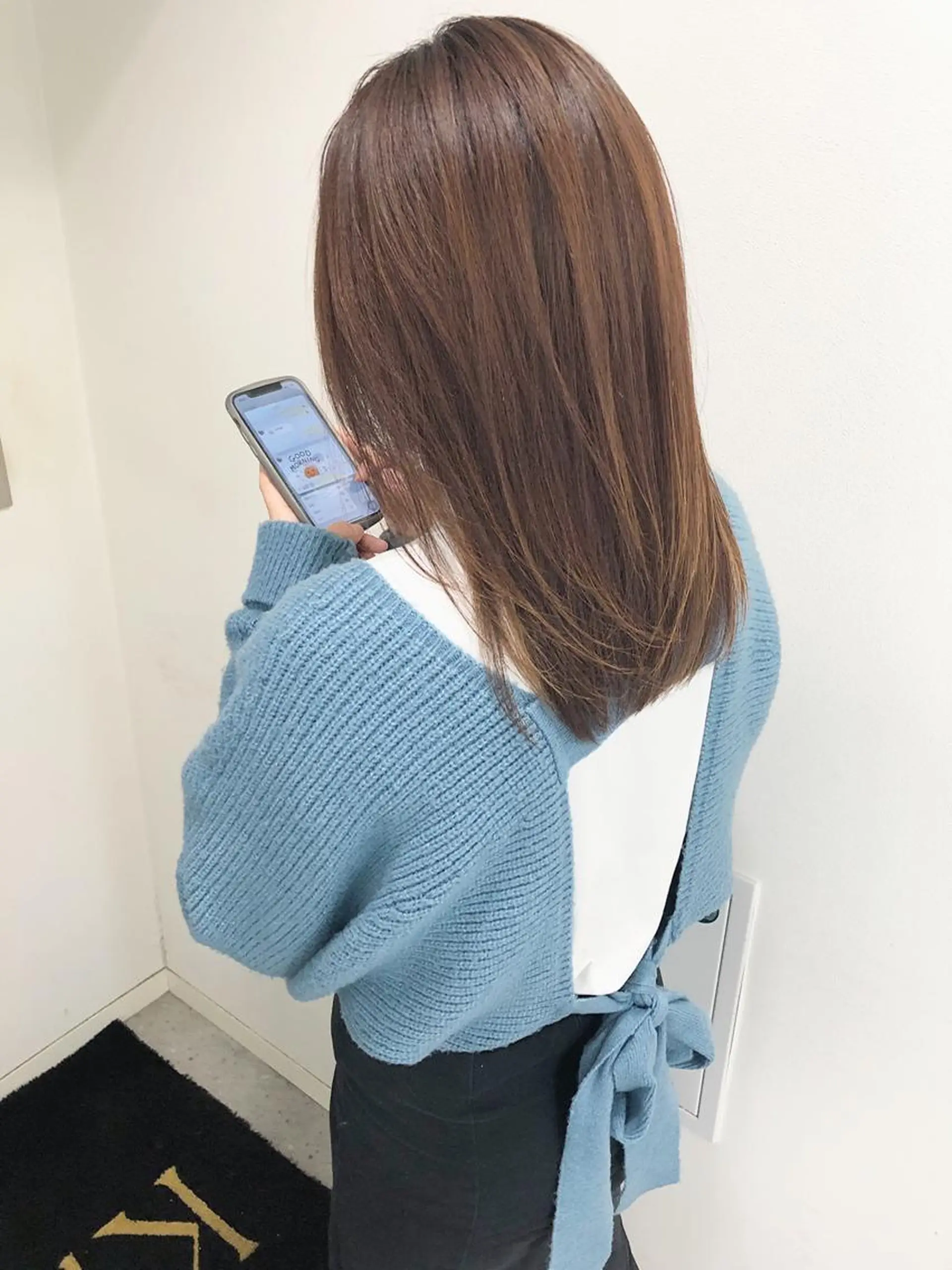 セミロング 髪質改善 縮毛矯正 カット 縮毛矯正 [仙台髪質改善]小原 弘之のヘアスタイル