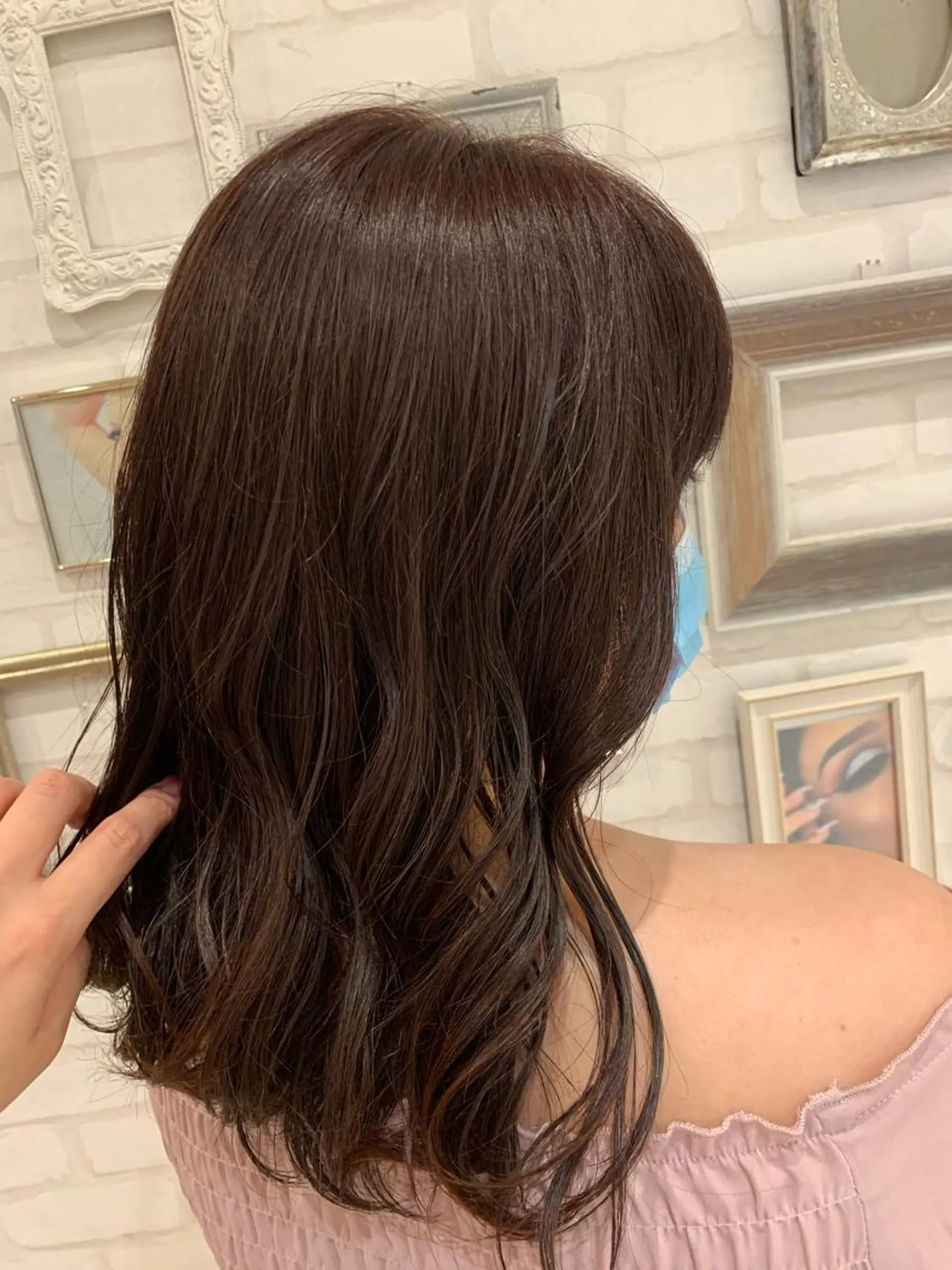 ミディアム カラー ブラウンカラー ピンクカラー ピンクブラウン Gain所属・Gain Nanamiのエステ・リラクイメージ