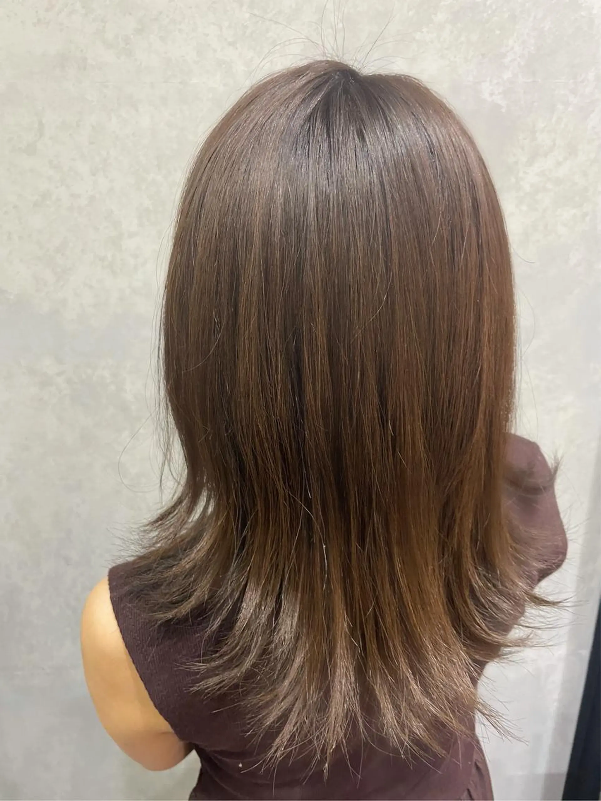 セミロング カラー カット＊カラーモデル 募集中☀️明日香のヘアスタイル