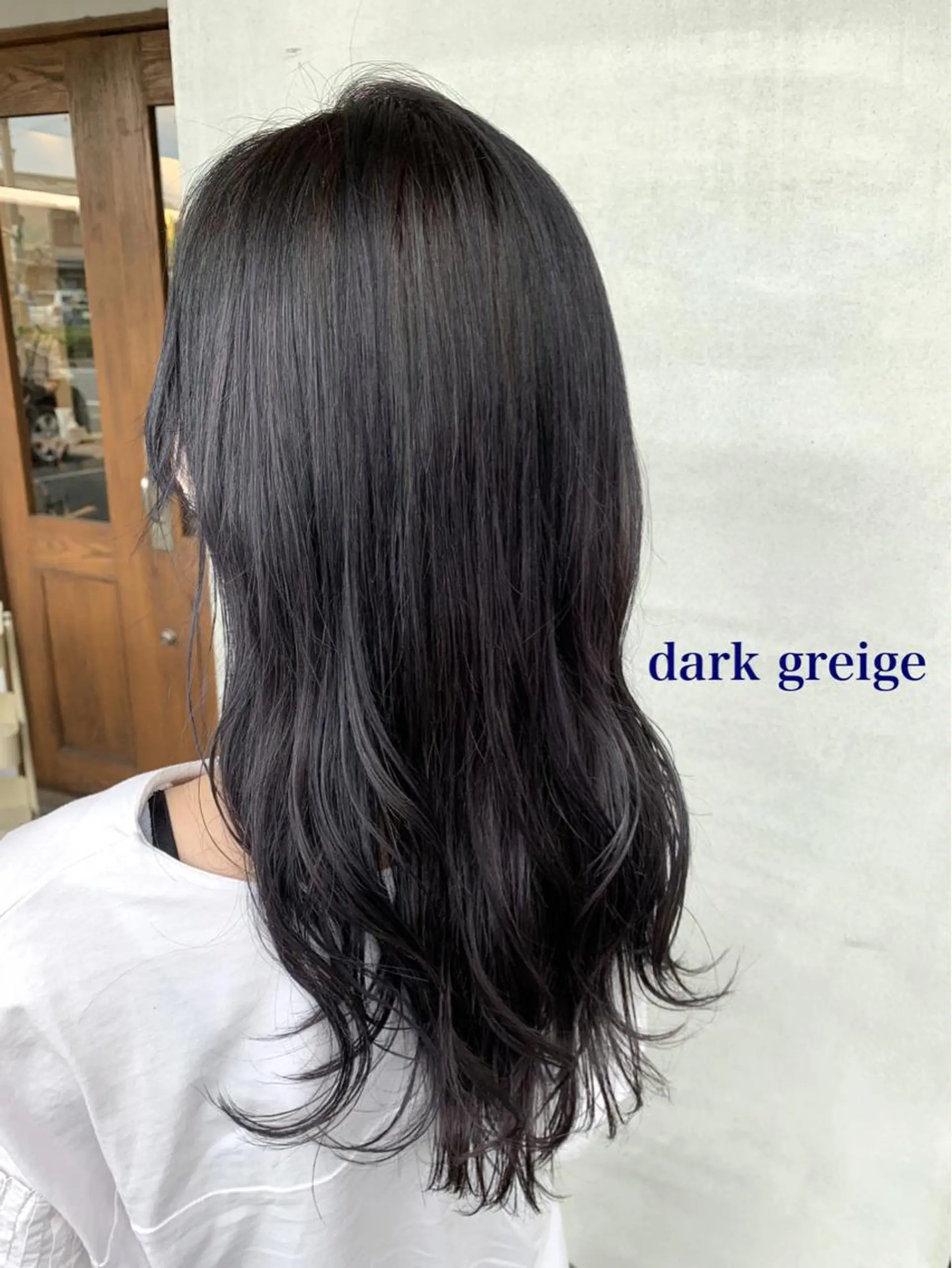 カラー グレージュ ヘアカラー トリートメント 田中 紫苑のヘアスタイル