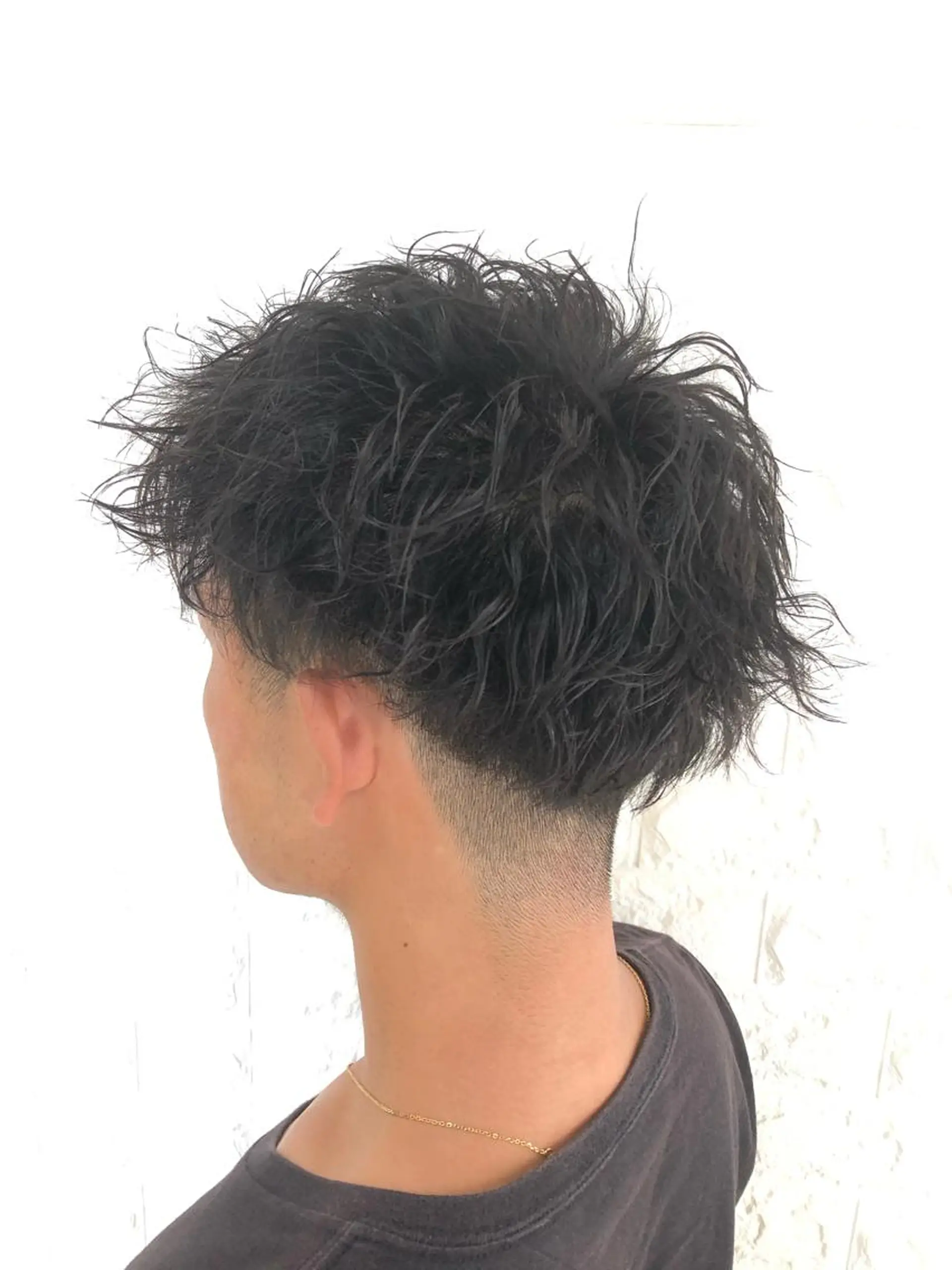 ショート パーマ メンズ カット パーマ 北脇 健治のヘアスタイル