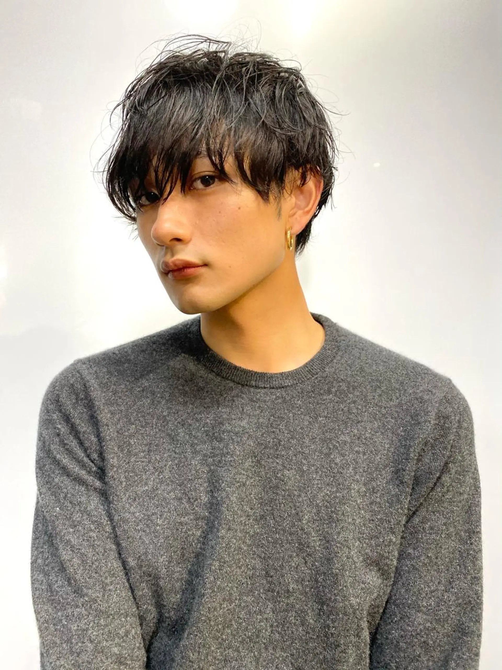 ショート メンズ メンズパーマ カット キタダ ヒロキのヘアスタイル