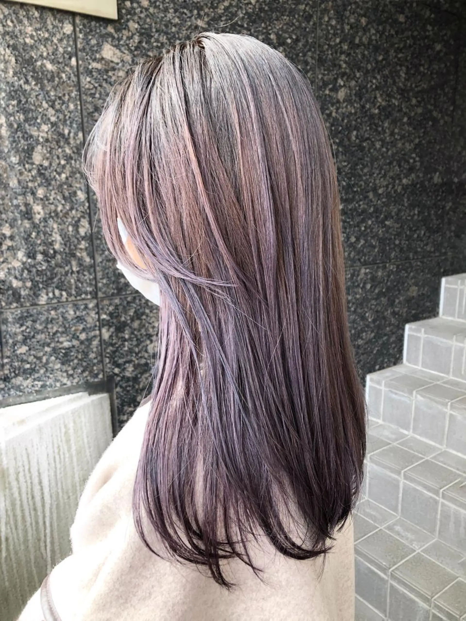 セミロング カラーアンドケアリタ kitamuuuのヘアスタイル