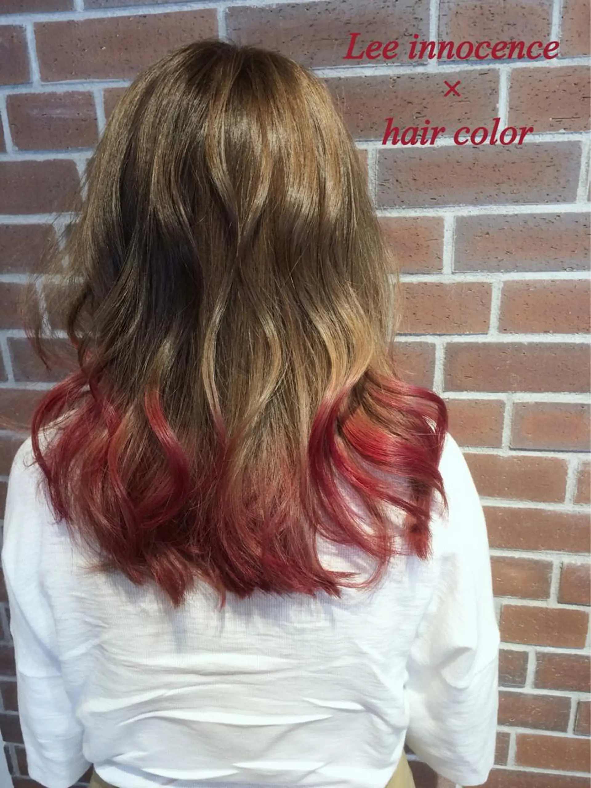 ミディアム セミロング ロング カラー ブリーチ グラデーションカラー グレージュ カラー/髪質改善スペ シャリスト宮本　伸一のヘアスタイル