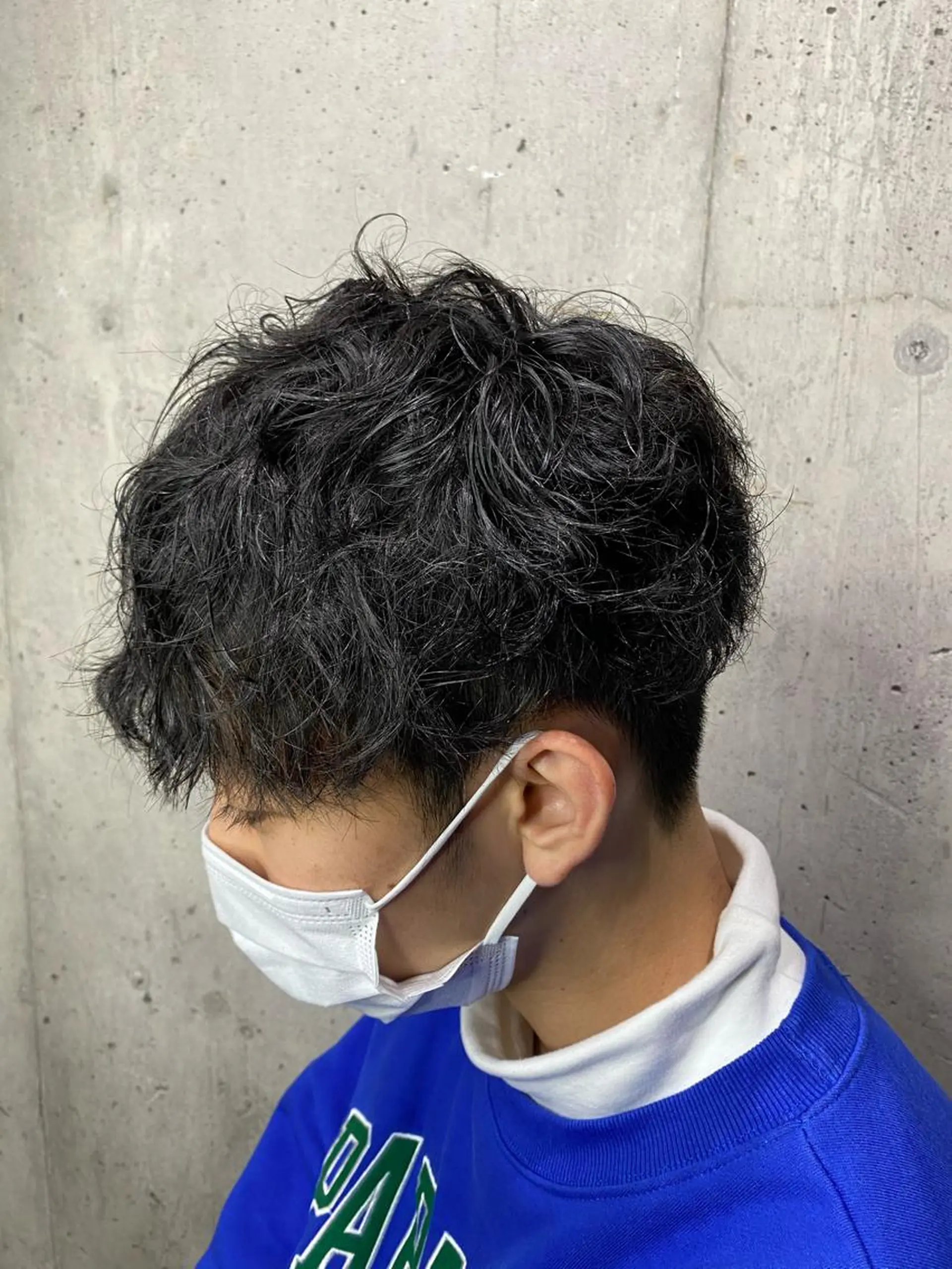 パーマ メンズ カット パーマ ヘアセット メンズブリーチカラー /パーマ ごーた立川のヘアスタイル