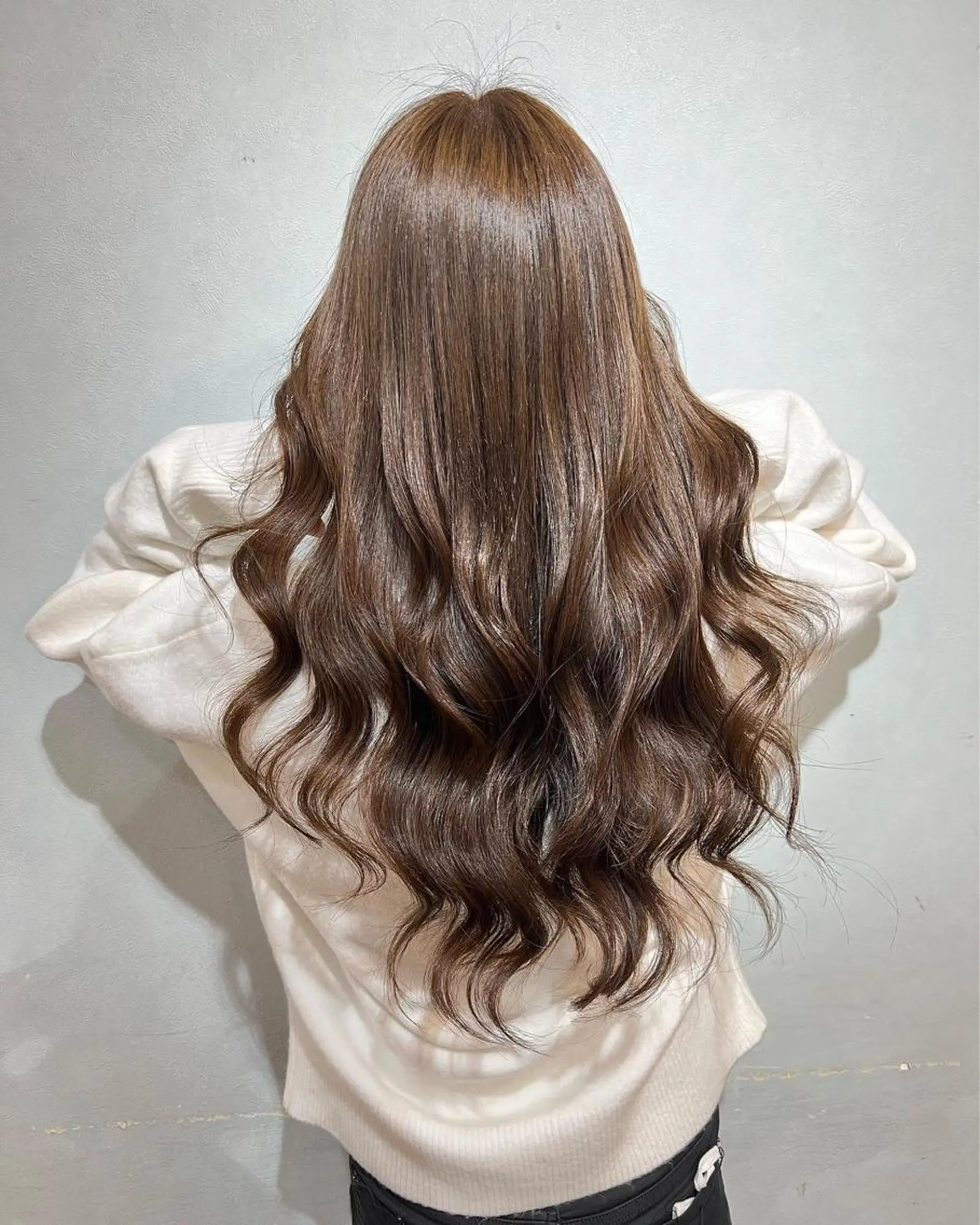 セミロング 🔥ハイトーンカラー ギャルNAOKI🔥のヘアスタイル