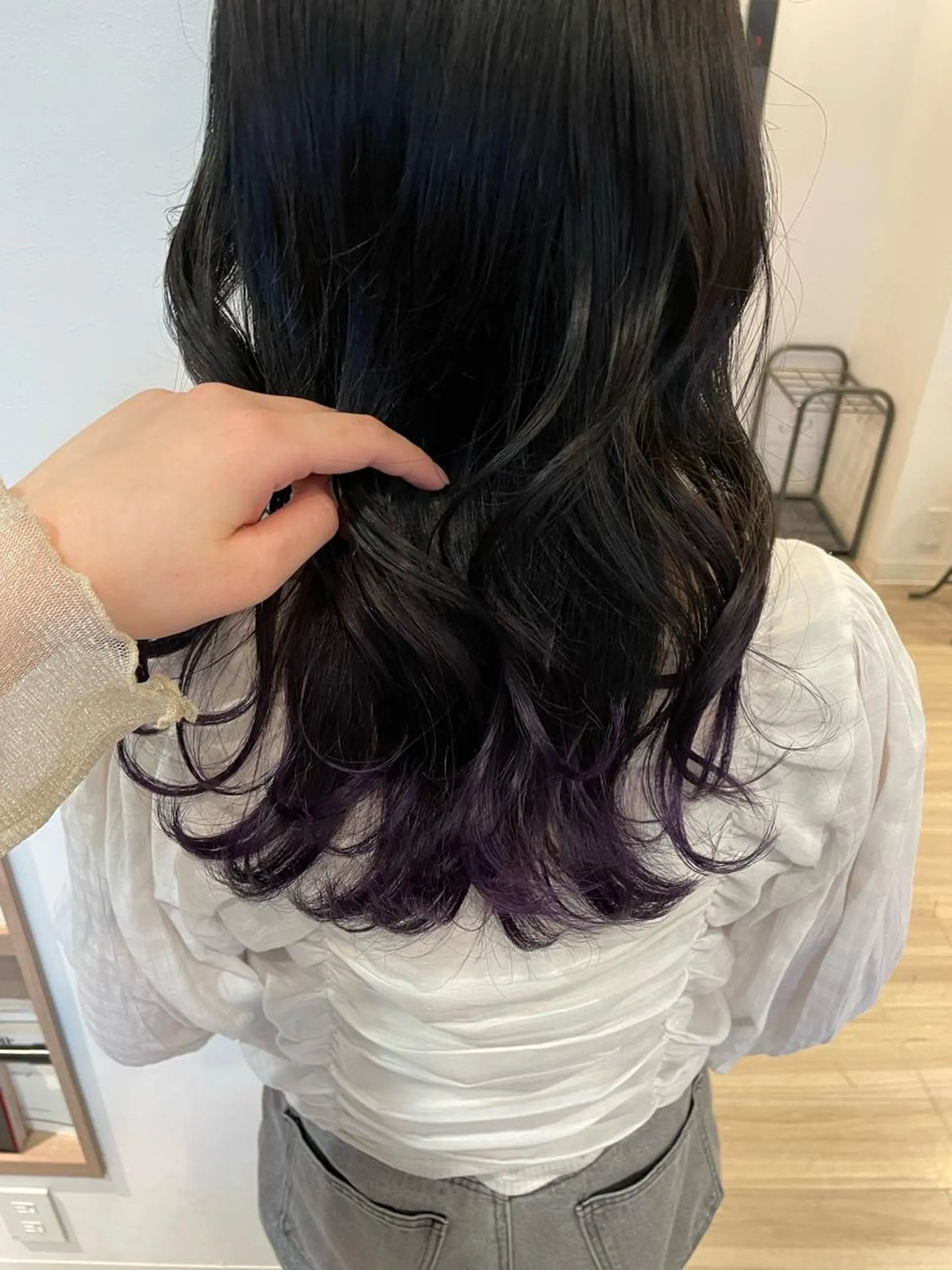 ミディアム モテ髪‎🫧赤み消し カラー表参道きょうこのヘアスタイル