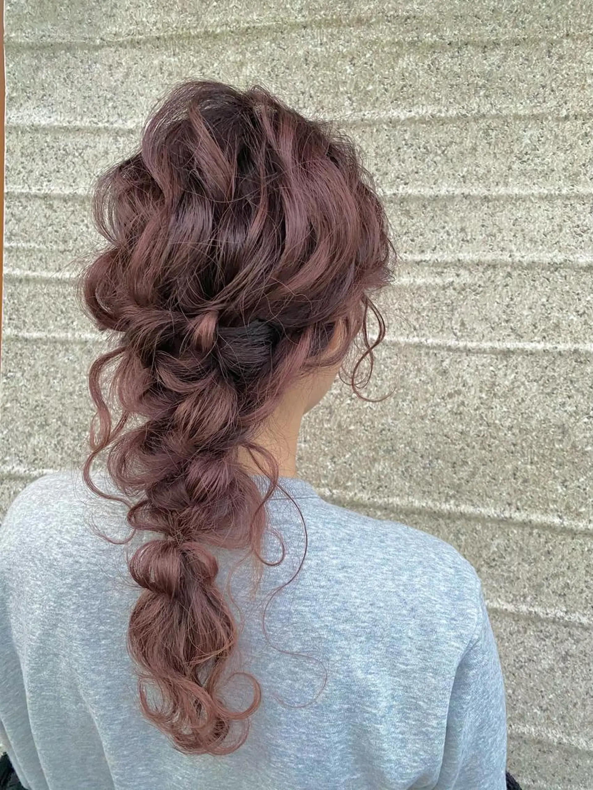 ロング ヘアアレンジ 谷町/Le'a /竹原しおなのヘアスタイル