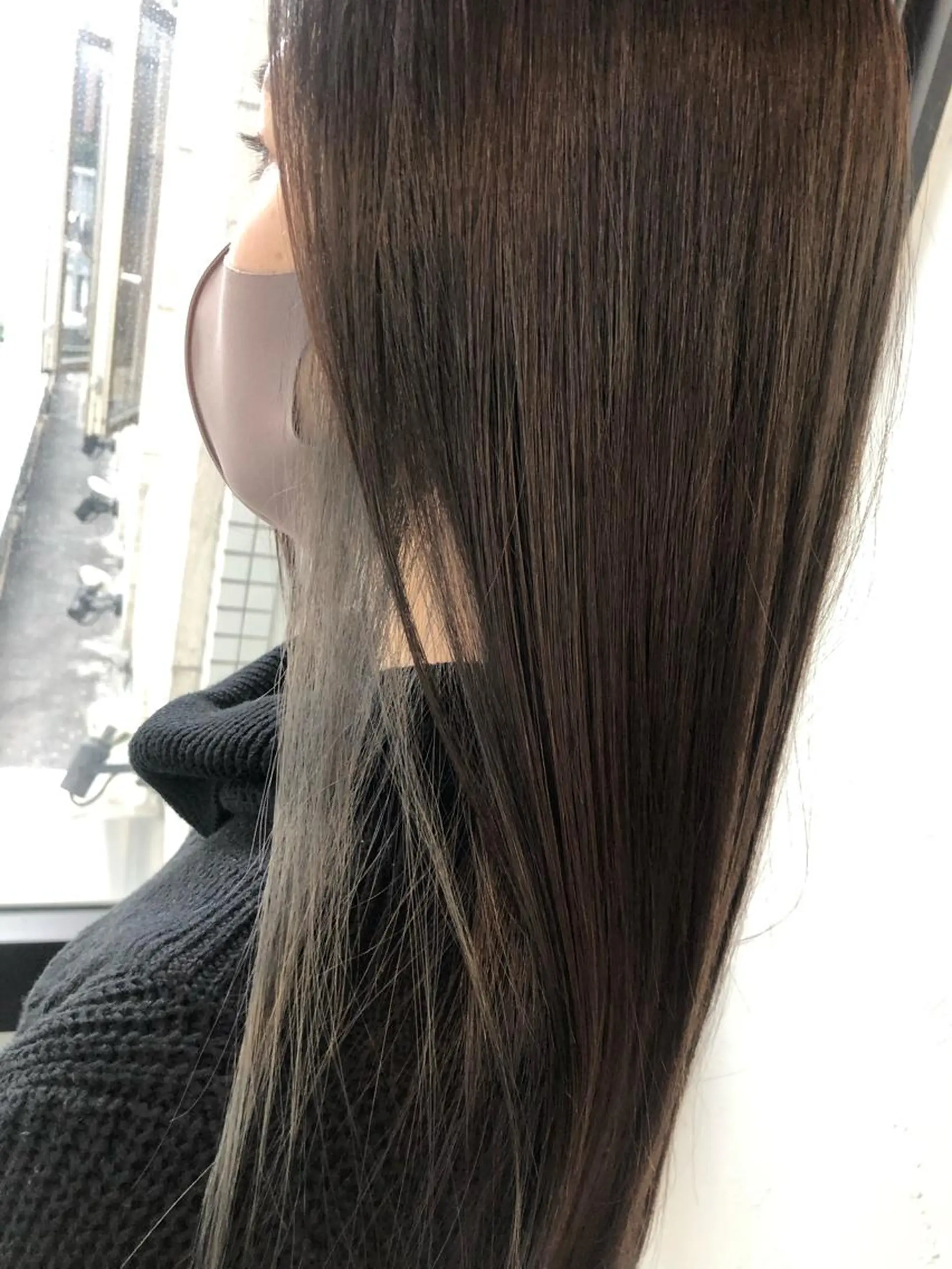 ミディアム カラー 髪質改善＆ブリーチ 伊勢　祐一郎のヘアスタイル