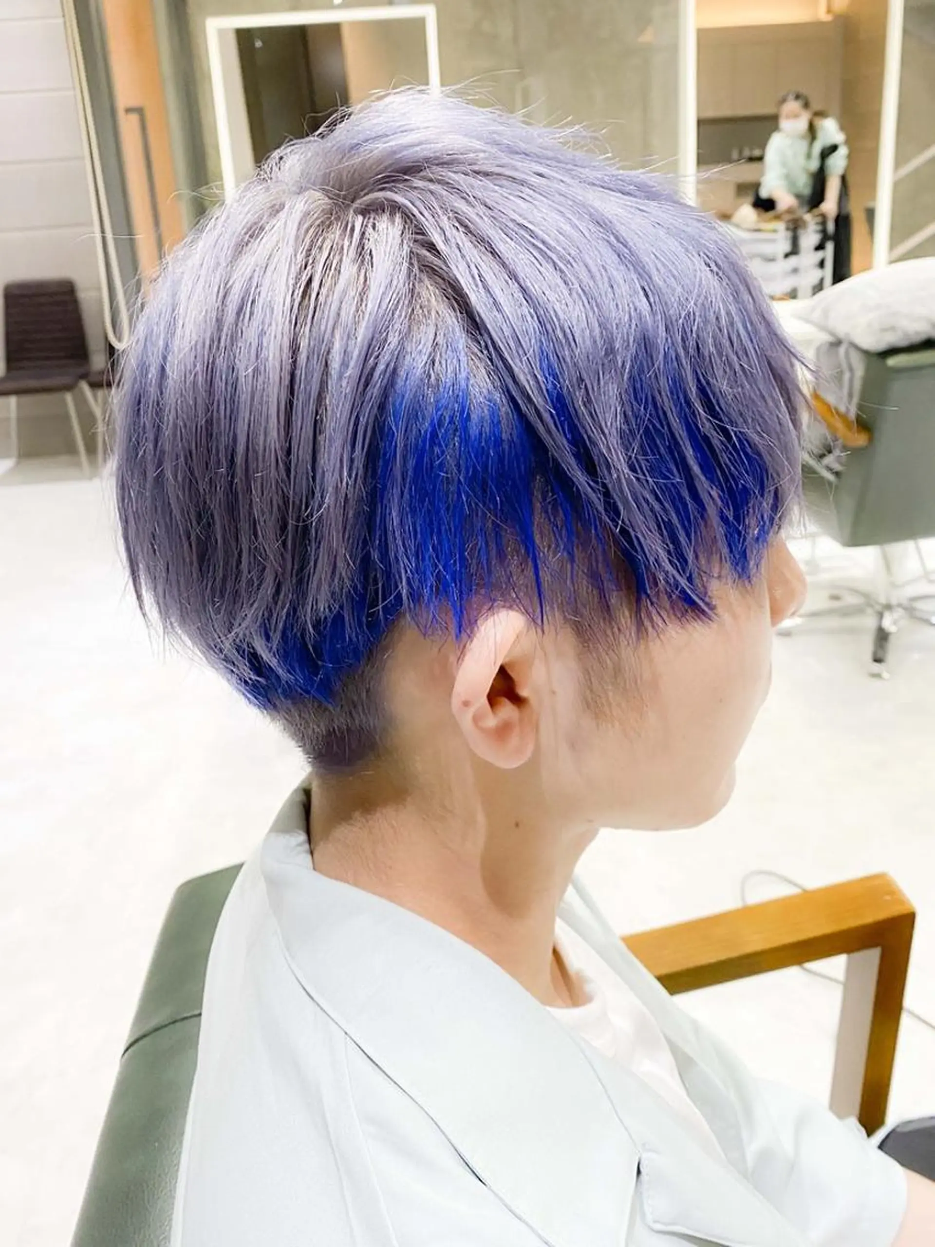 カラー ショート メンズ ヘアアレンジ メンズブリーチ メンズ韓国風 韓国マッシュ マッシュ ツーブロック Days 透明感カラーのヘアスタイル