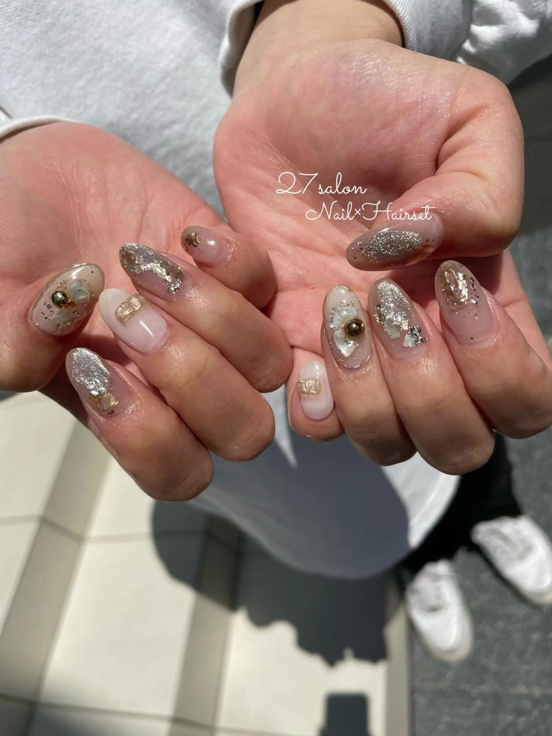 ネイル ニュアンスネイル 27salon yuinaのネイルデザイン