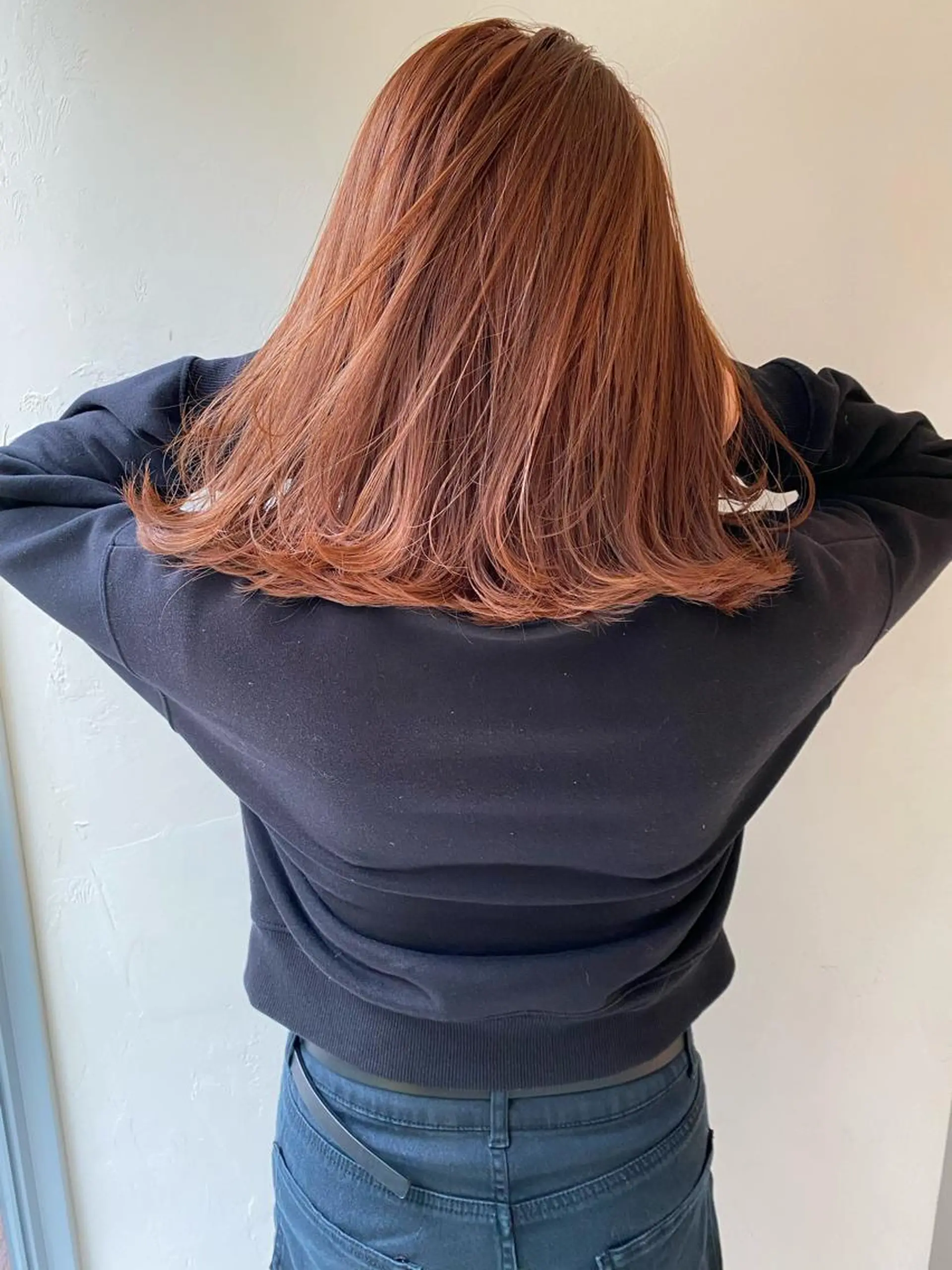 ミディアム カラー ⭐️横浜ブリーチ特化 美容師 堤涼⭐️のヘアスタイル