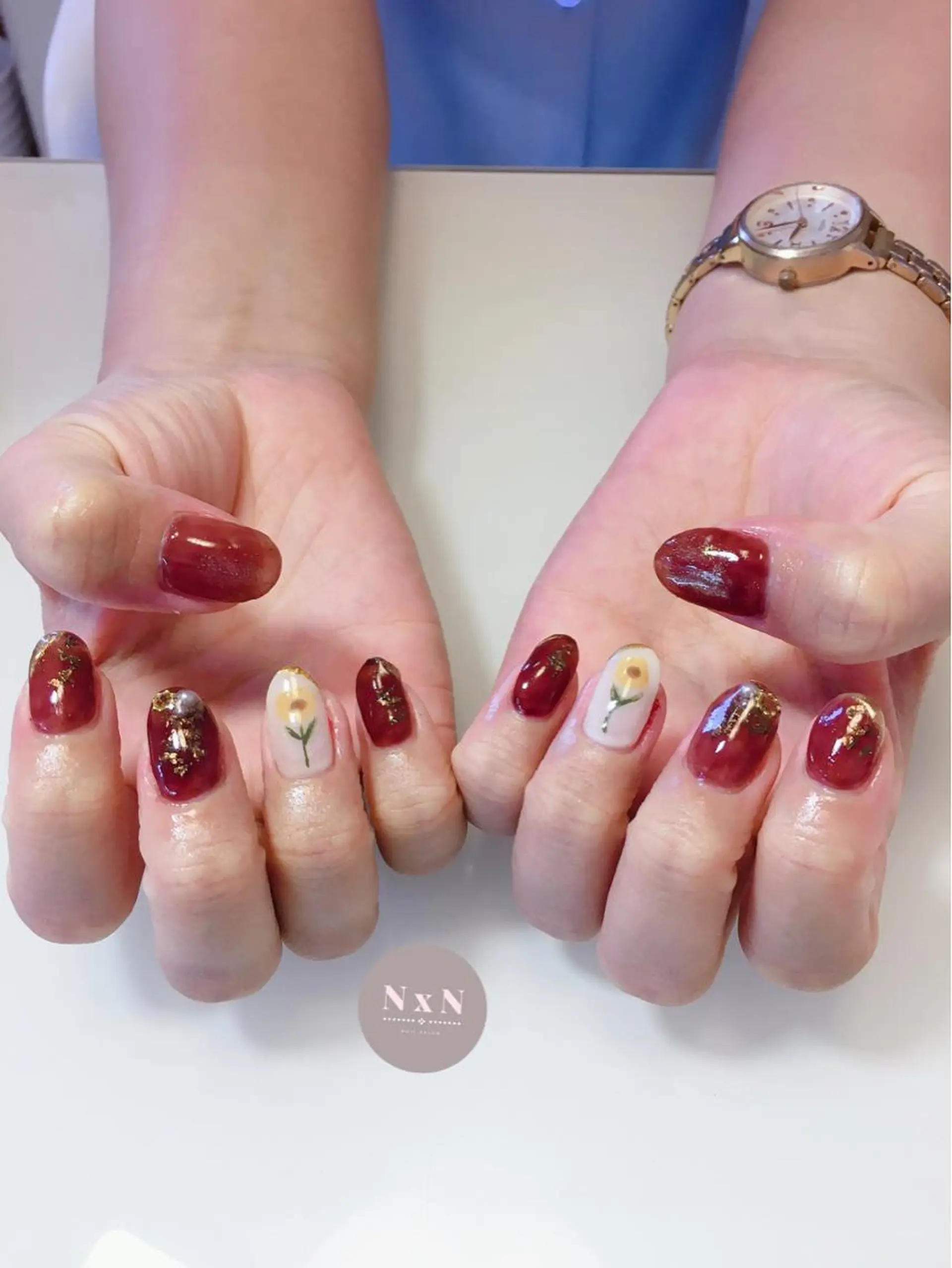 ネイル ジェルネイル ぷっくりネイル nail salon N×Nのネイルデザイン