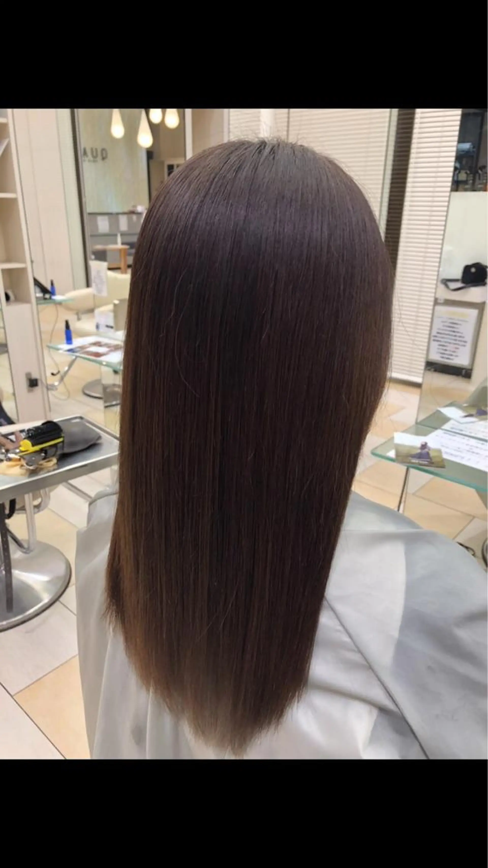 セミロング 縮毛矯正 兼元 優也のヘアスタイル