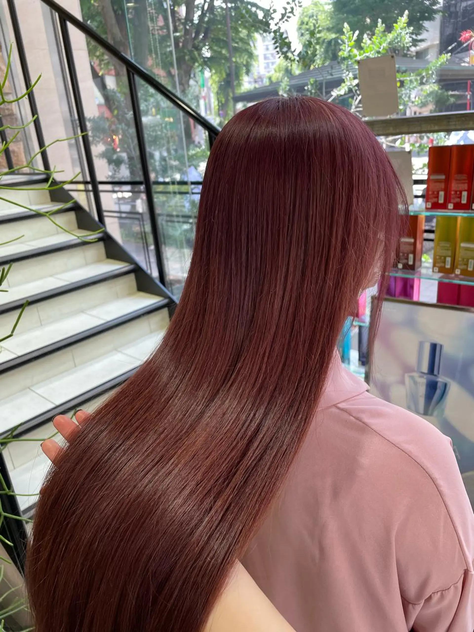 ロング 髪質改善 トリートメント 酸熱トリートメント 艶髪カラー🫧 髪質改善🪽萩原のヘアスタイル