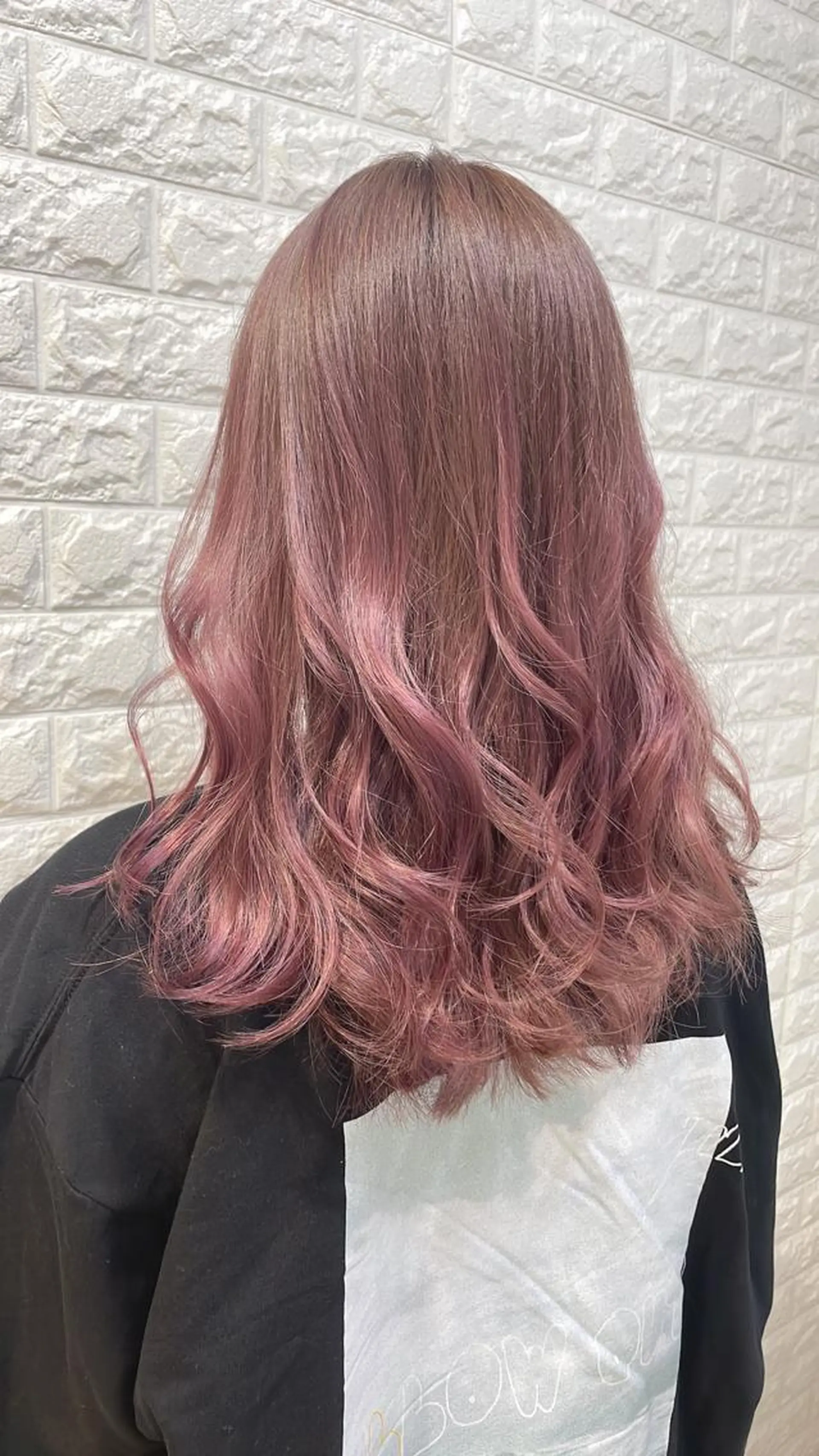 セミロング ヘアカラー トリートメント 福森 みずきのヘアスタイル