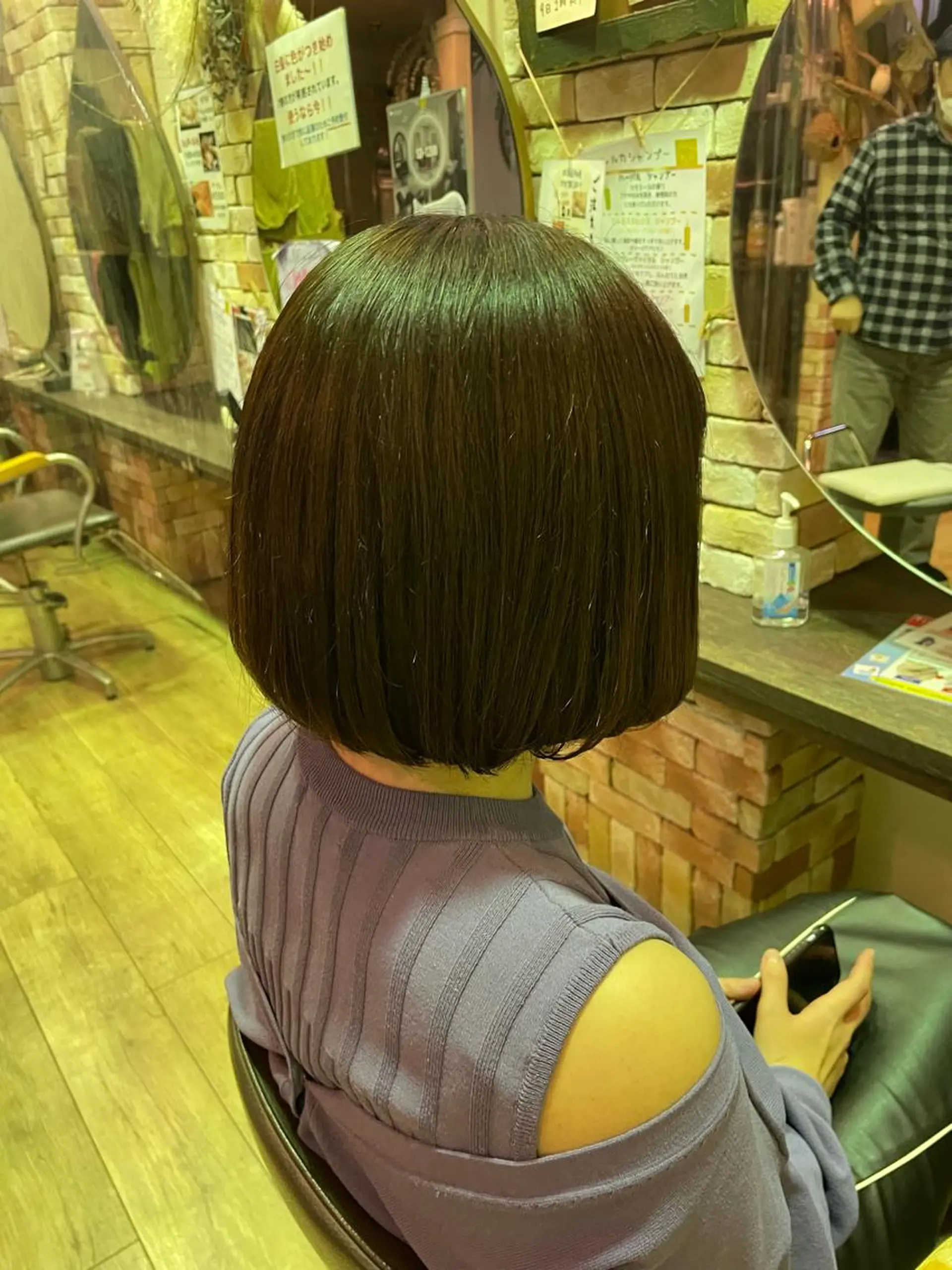 ミディアム hair make echo滿木あい花のヘアスタイル