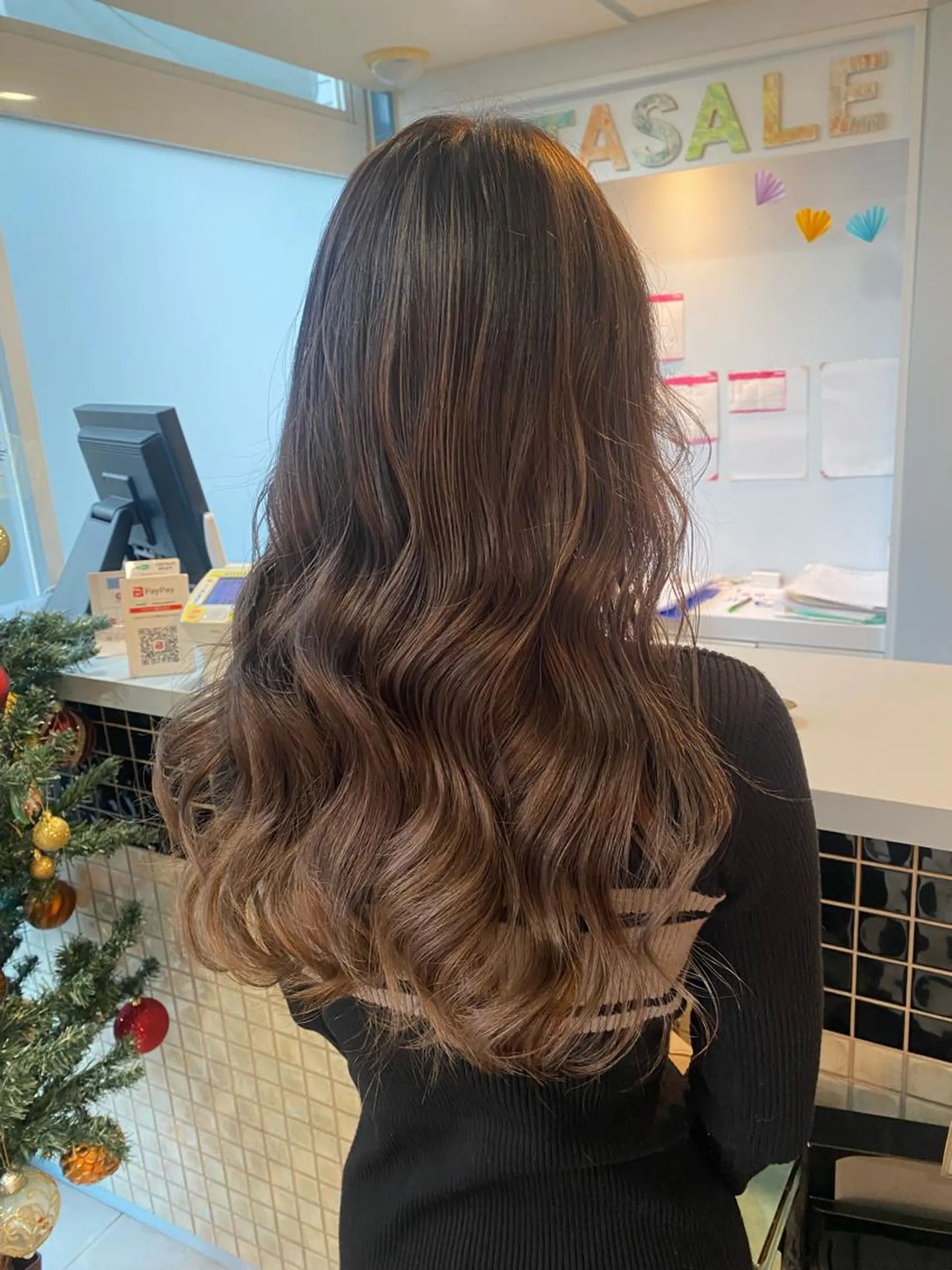 ロング 長嶋美奈/ 韓国風レイヤーカットのマツエク・マツパデザイン