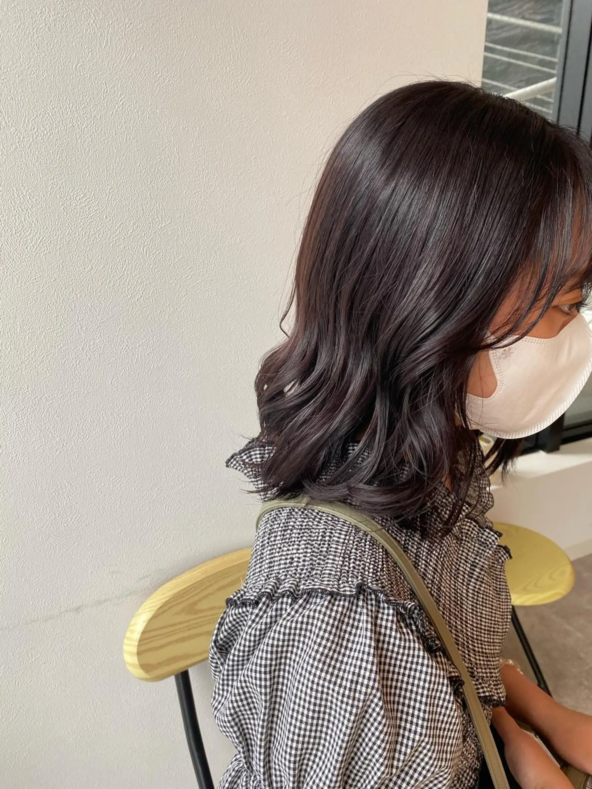 ミディアム カラー ブリーチ ラベンダーカラー ブリーチなしカラー ヘアカラー オスズ 🎀´-のヘアスタイル