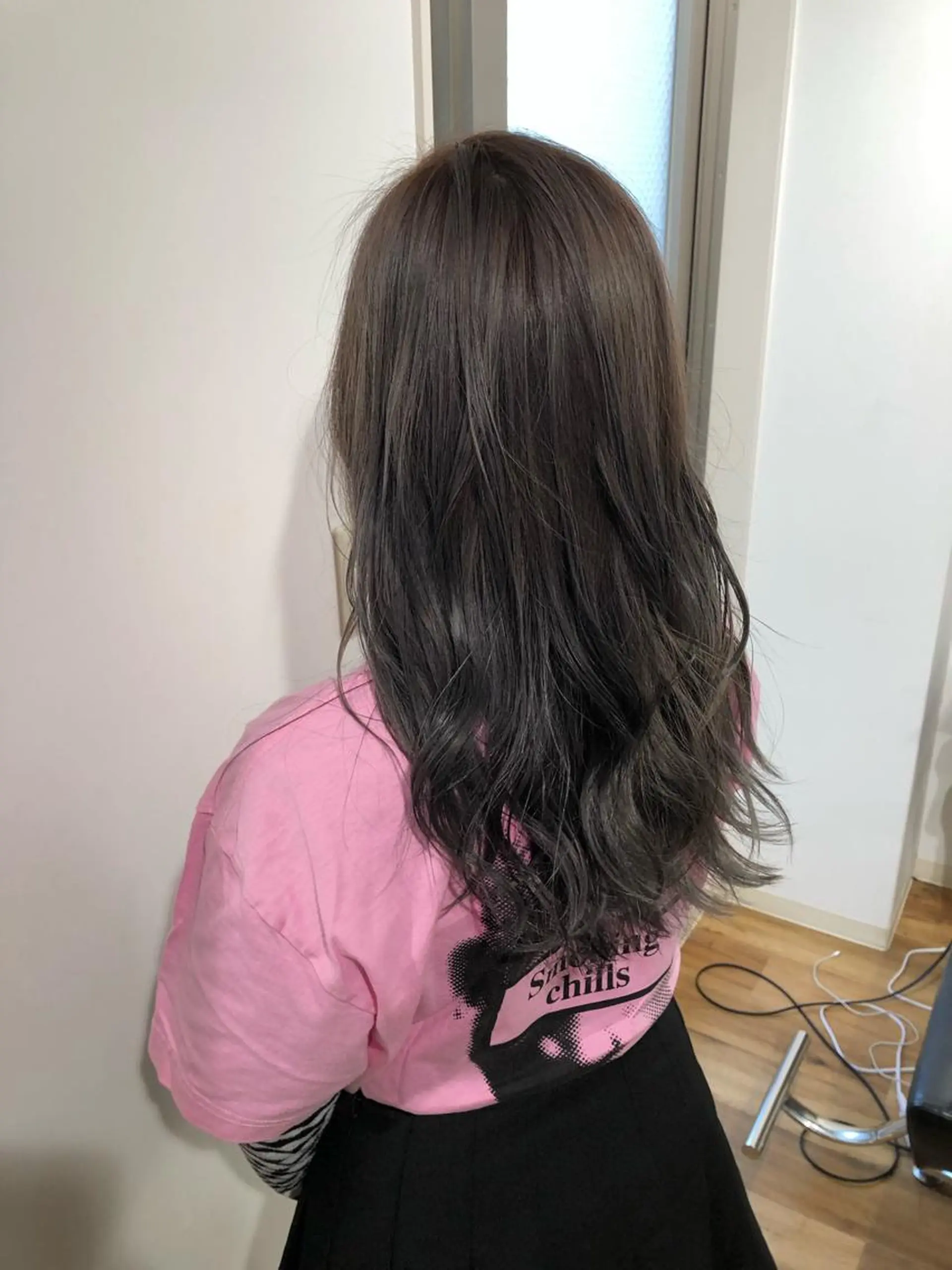 ロング カラー ラベンダーカラー ラベンダーグレー カット ヘアカラー トリートメント ブリーチ特化 梅田本多翔のヘアスタイル