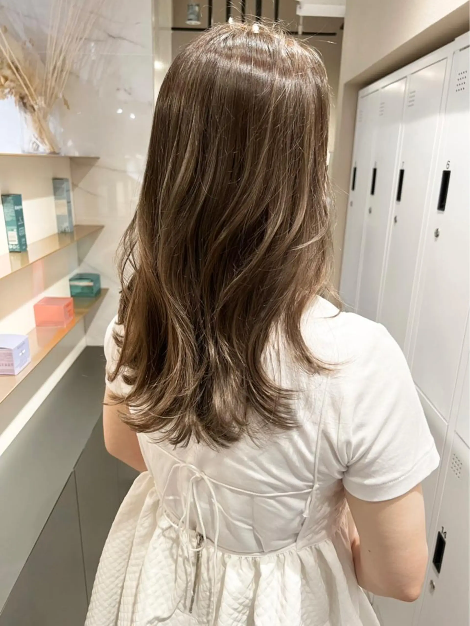 ロング カラー ハイライトカラー ハイライト メンズ特化⚜️ 藤原あずさのヘアスタイル