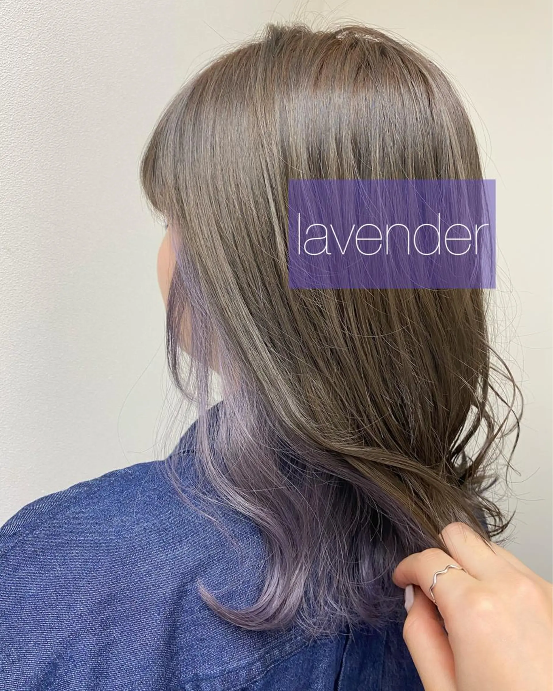 セミロング カラー ブリーチ 後藤紗英/髪質改善 /オリーブベージュのヘアスタイル