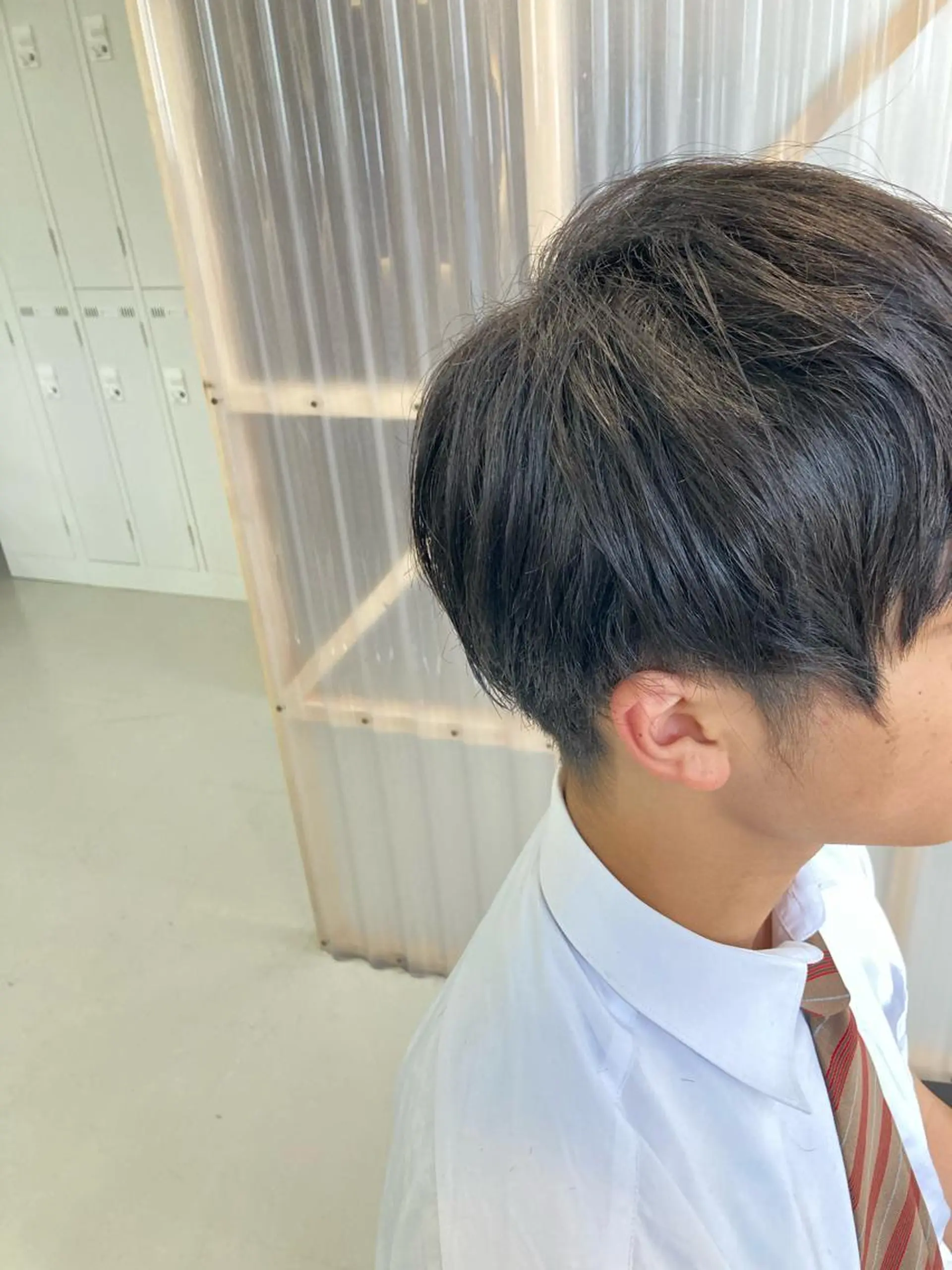 メンズ マッシュ 菅 未祐のヘアスタイル