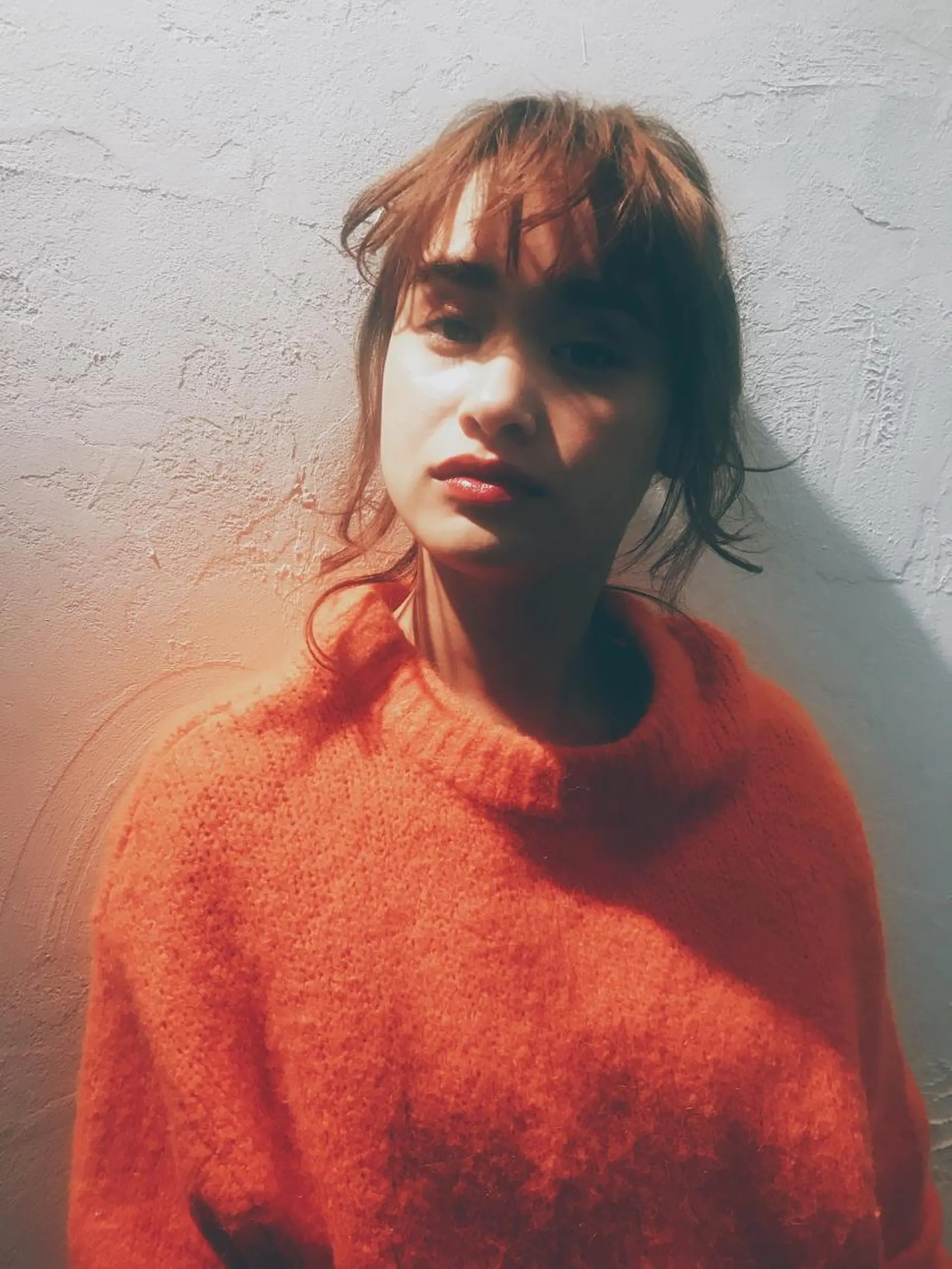 カラー pole/apartment所属・💓パーマ，💗 レイヤーカットのヘアスタイル