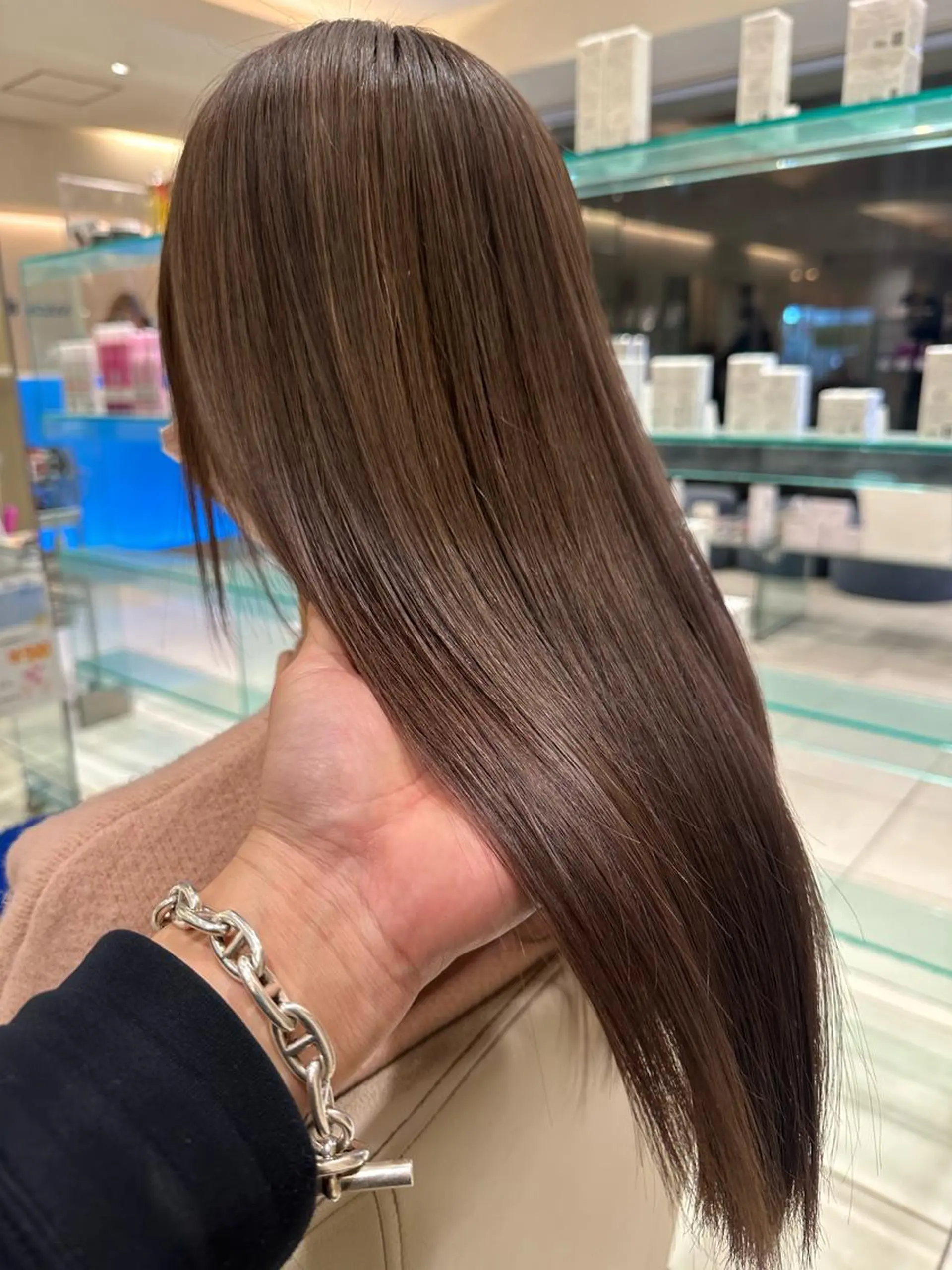 ロング カラー カット ヘアカラー トリートメント MODE K´s eau髪質改善特化のヘアスタイル