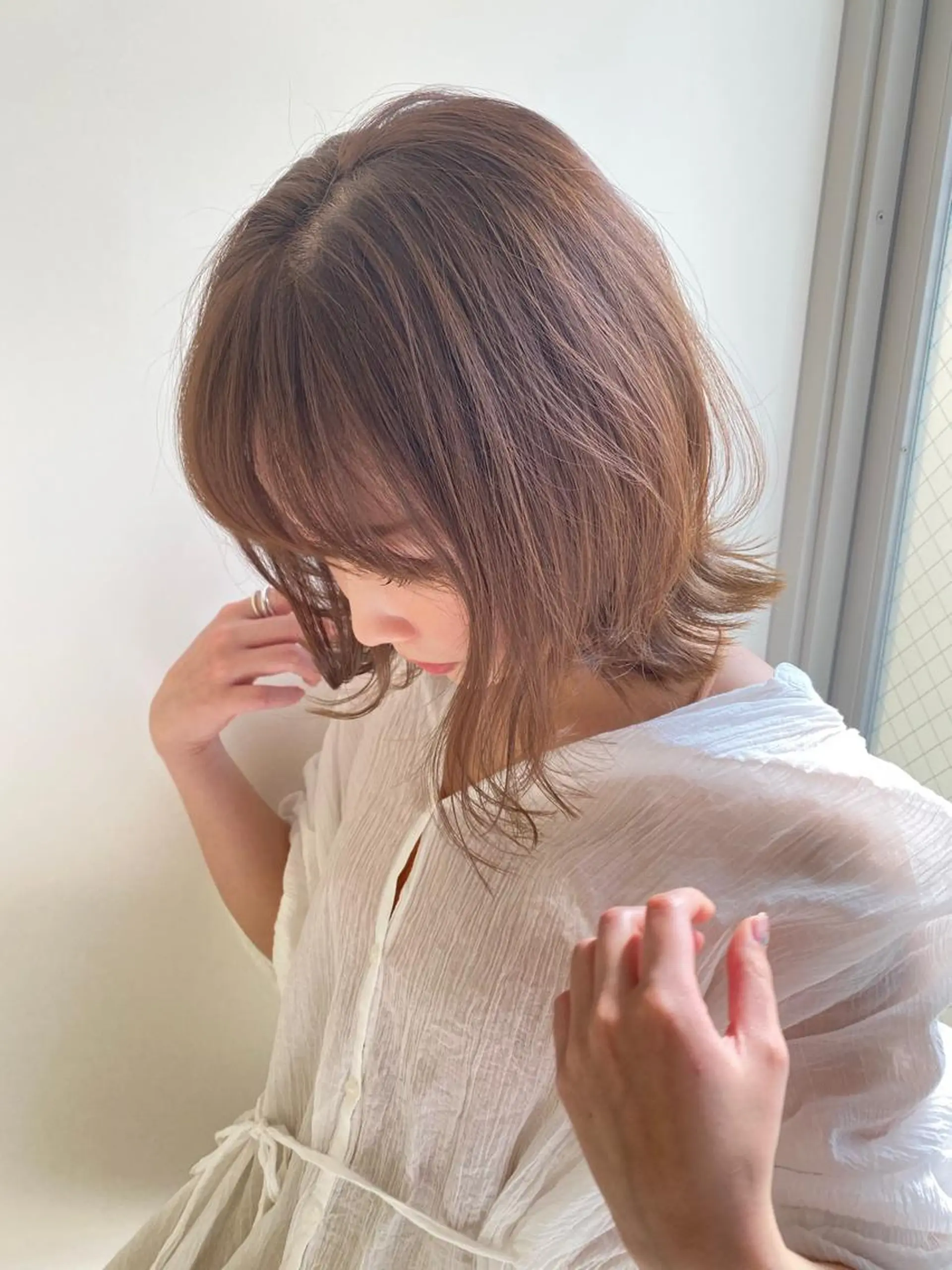 ミディアム 【縮毛矯正専門】 RYUのヘアスタイル