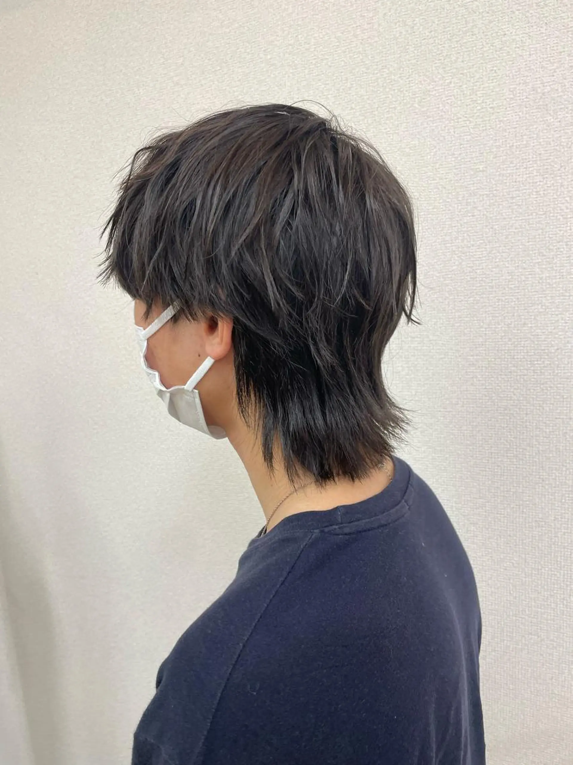 メンズ センターパート カルマパーマ メンズ韓国風 メンズパーマ メンズショート 松本平太郎美容室大宮店所属・もりたみかこ 美容師お休み中のヘアスタイル