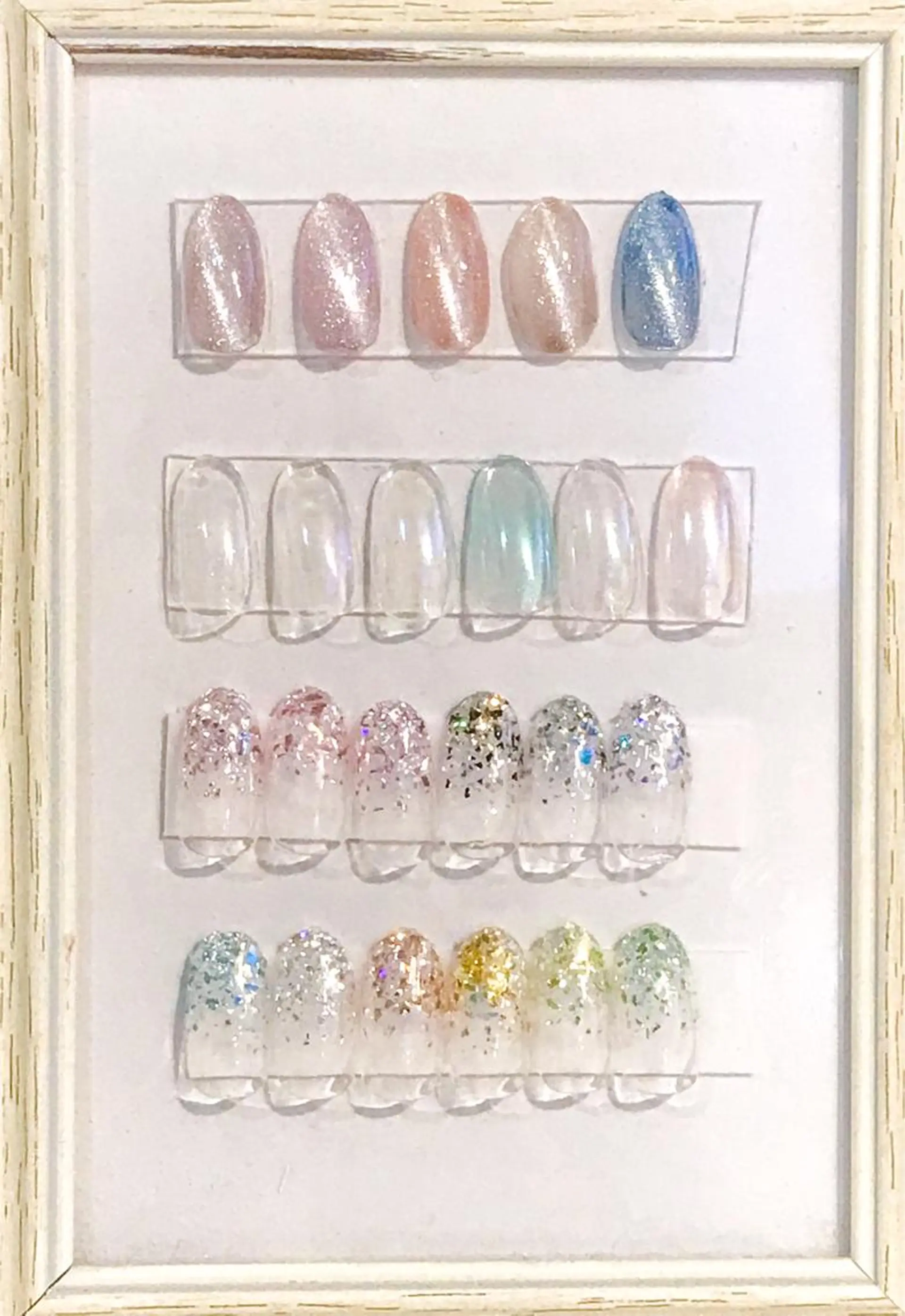 ネイル オーロラネイル グラデーション 氷ネイル・うるうるネイル キラキラネイル ラメ(グリッター) Nyanco Nailのネイルデザイン