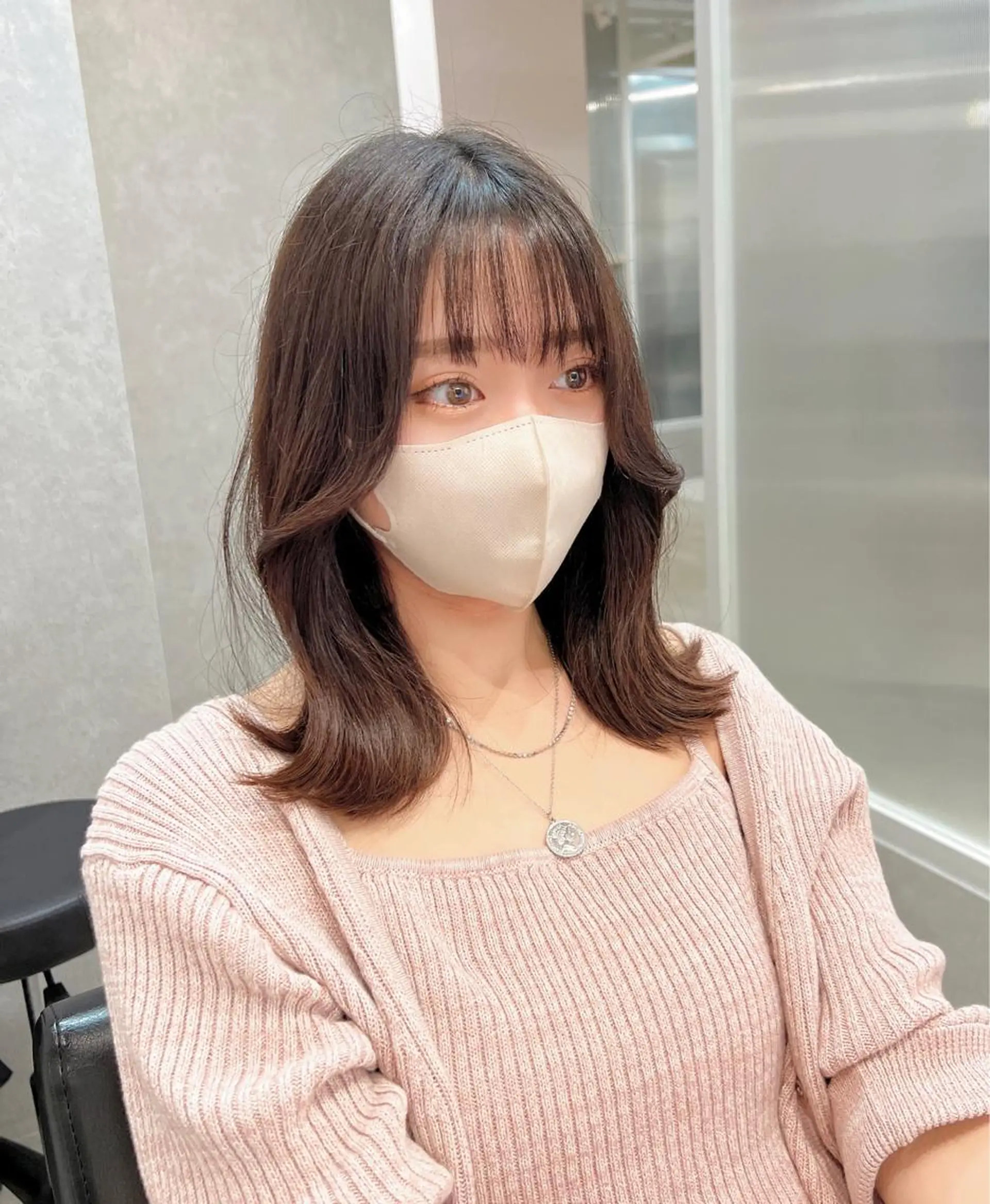 ミディアム カラー 髪質改善 ヒデのヘアスタイル