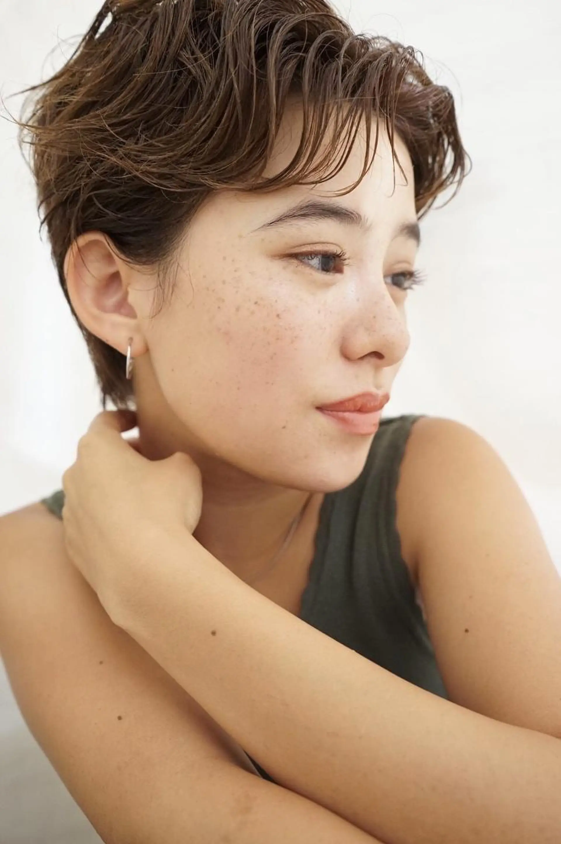 ショート カラー レイヤーカット✂️ 横浜No1♡下鳥翔子のヘアスタイル