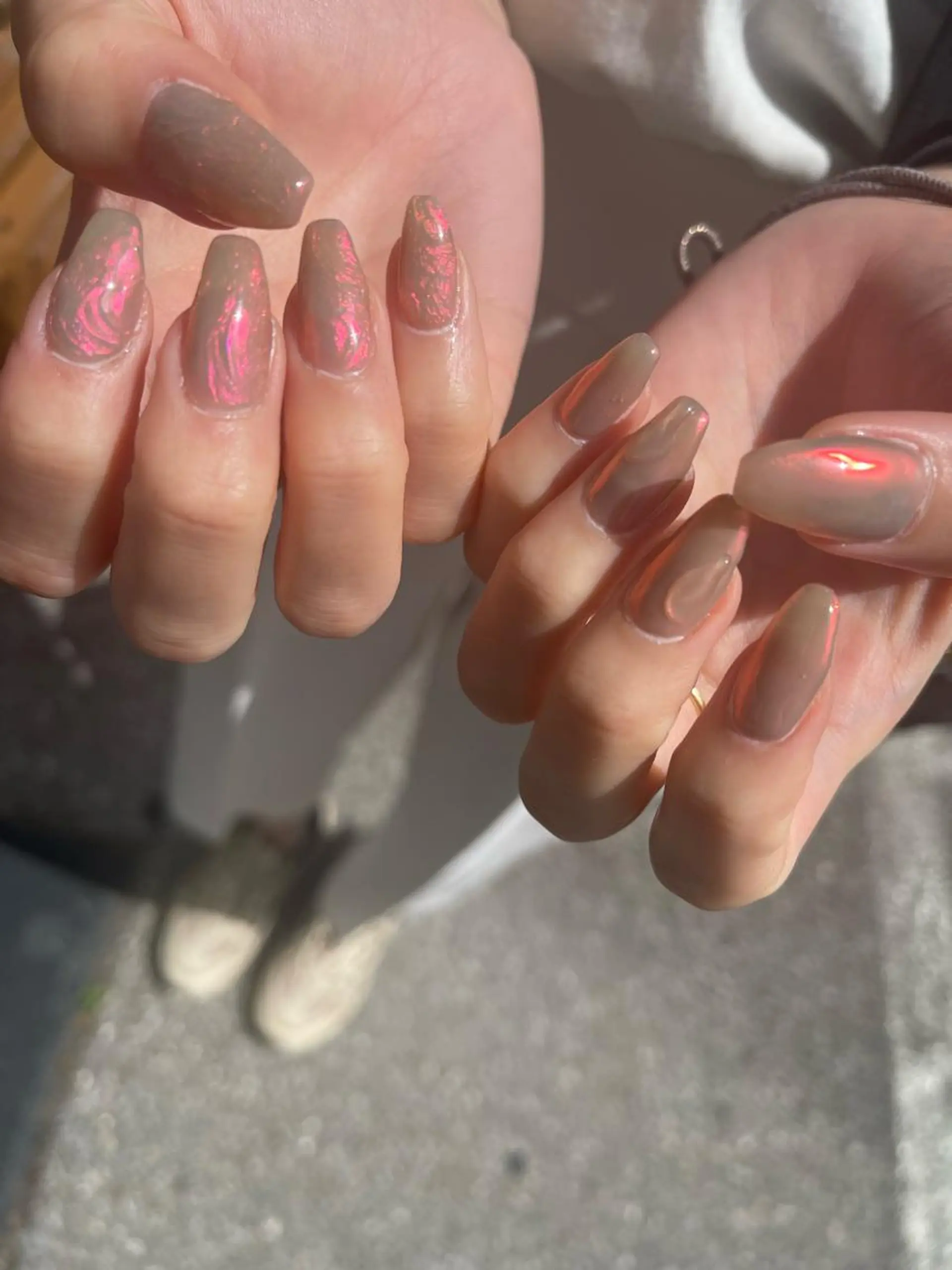 ネイル ニュアンスネイル オフィスネイル ショートネイル シンプルネイル 春ネイル ハンドネイル レアアロハ宇都宮 /ネイル.スクールのネイルデザイン