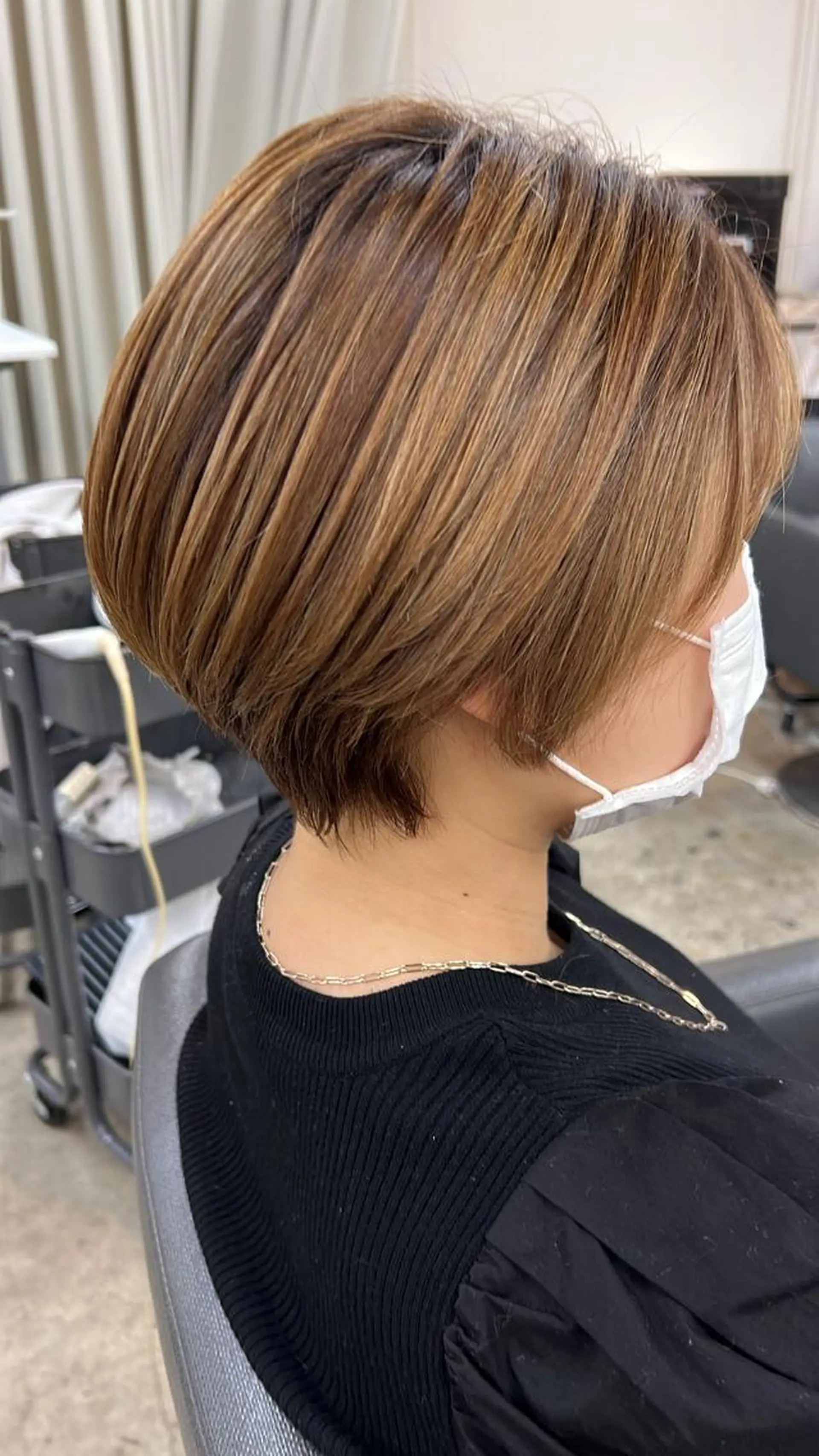 ショート ショートヘア カット uka スタイリスト 楠本紗己のヘアスタイル