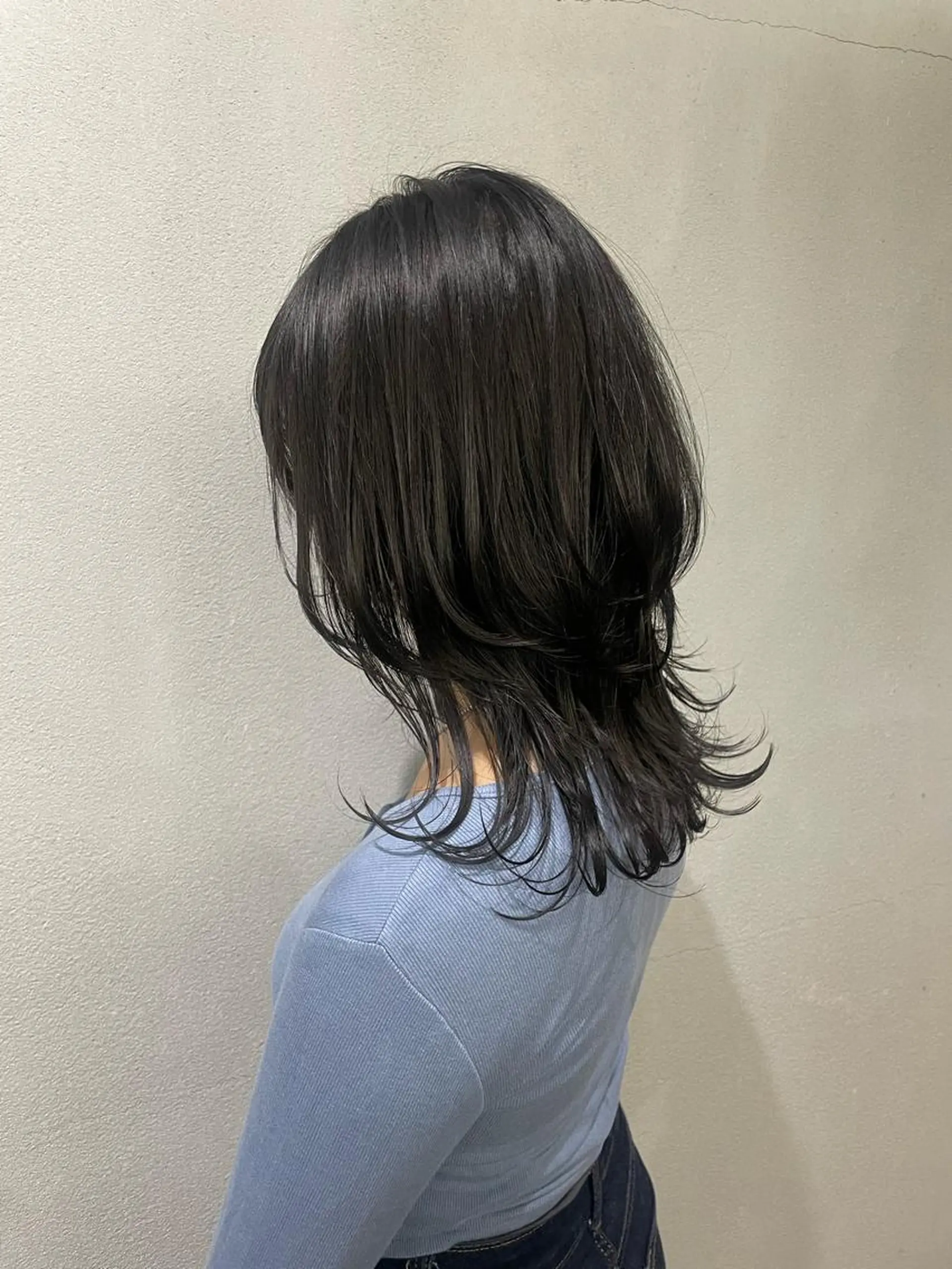 セミロング カット ヘアカラー トリートメント ひより ／novusのヘアスタイル