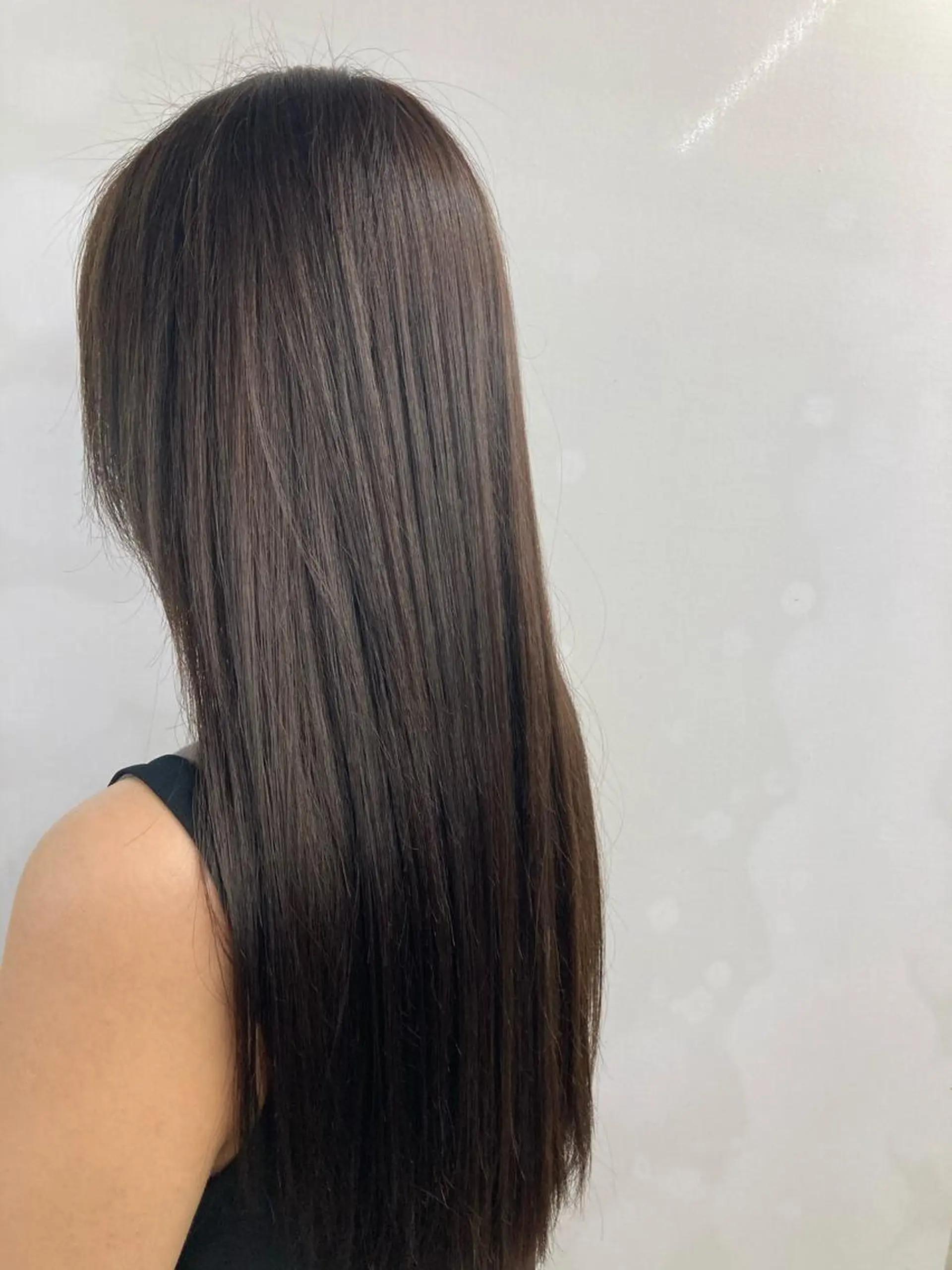 ロング カラー ベージュカラー ブリーチ&似合せボブ 田中寛十のヘアスタイル