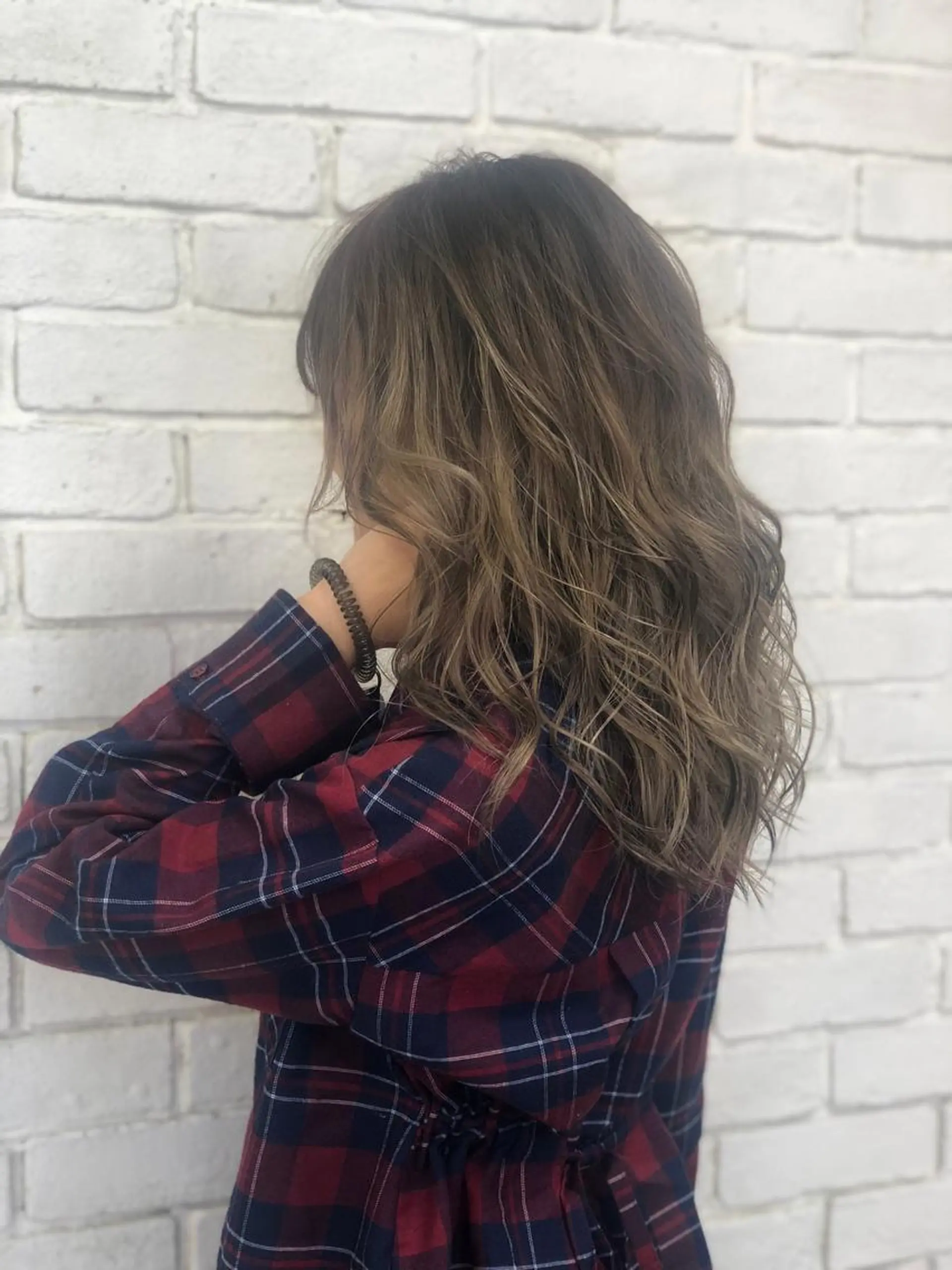 セミロング カラー welring hair salonのヘアスタイル