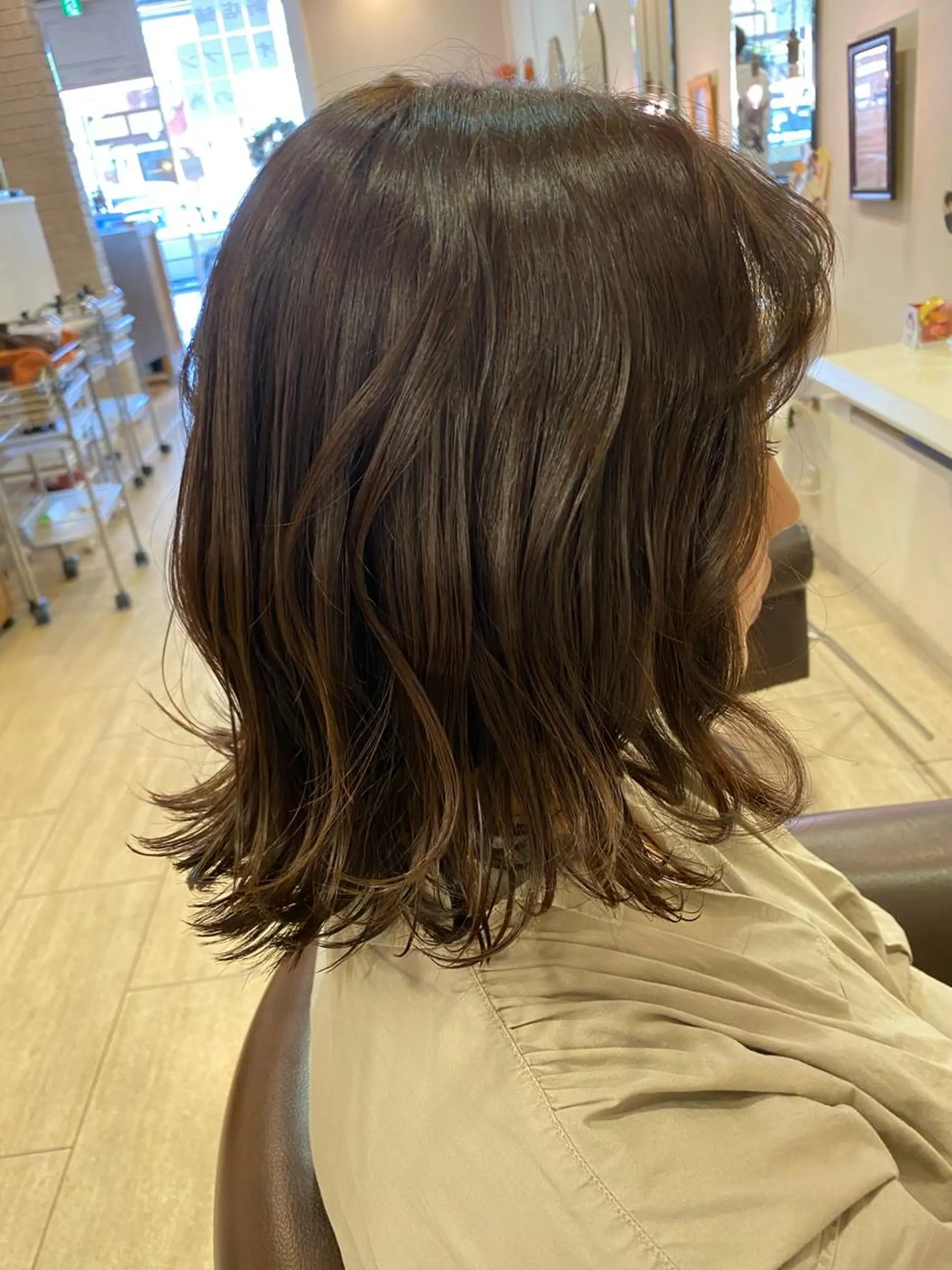 ミディアム カラー アンプヘアー  西京極店所属・unpeuhair/ 宮岡　光希のその他イメージ