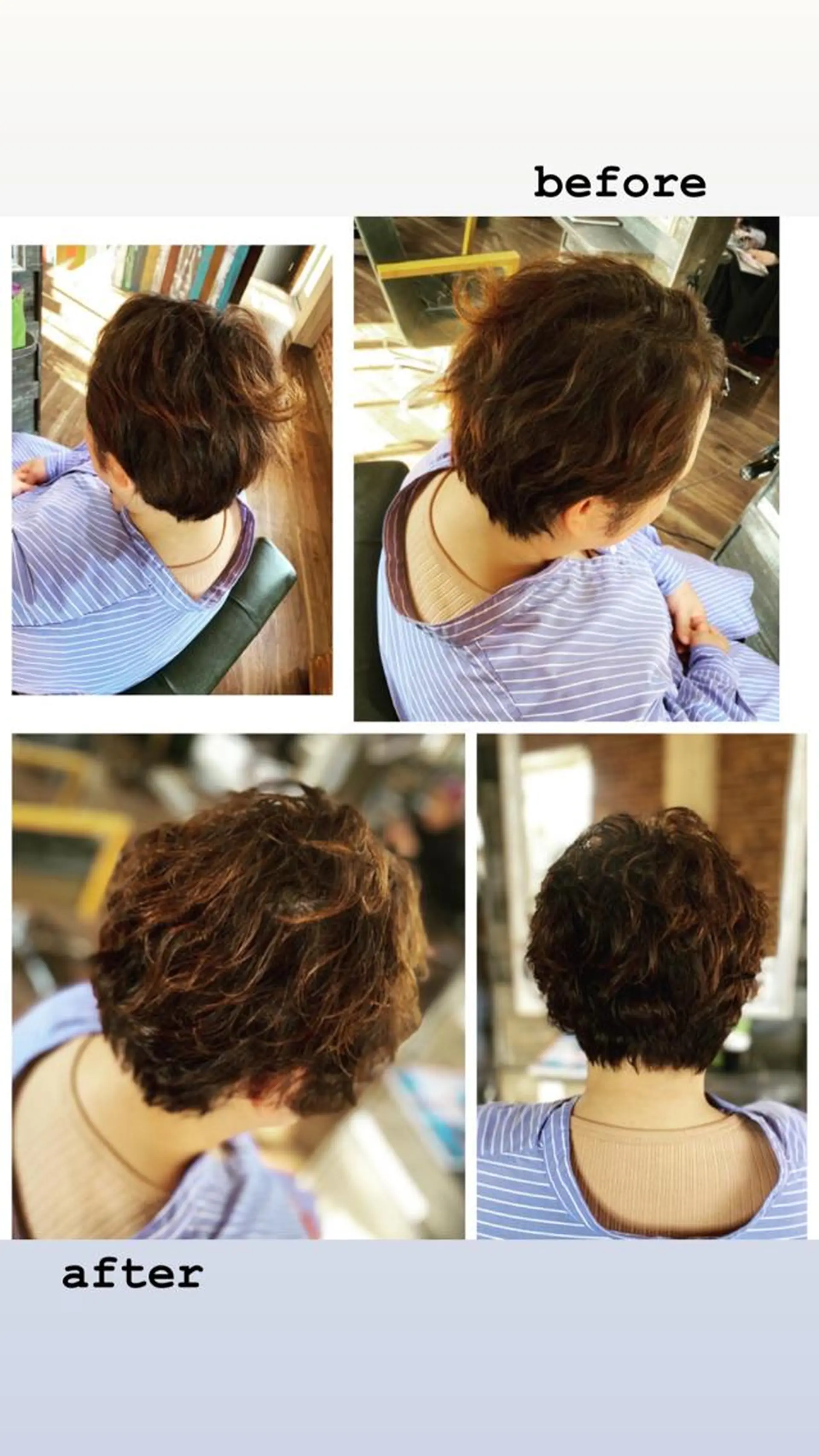 ショート パーマ ハイライト/インナー /ブリーチ/レイヤーのヘアスタイル