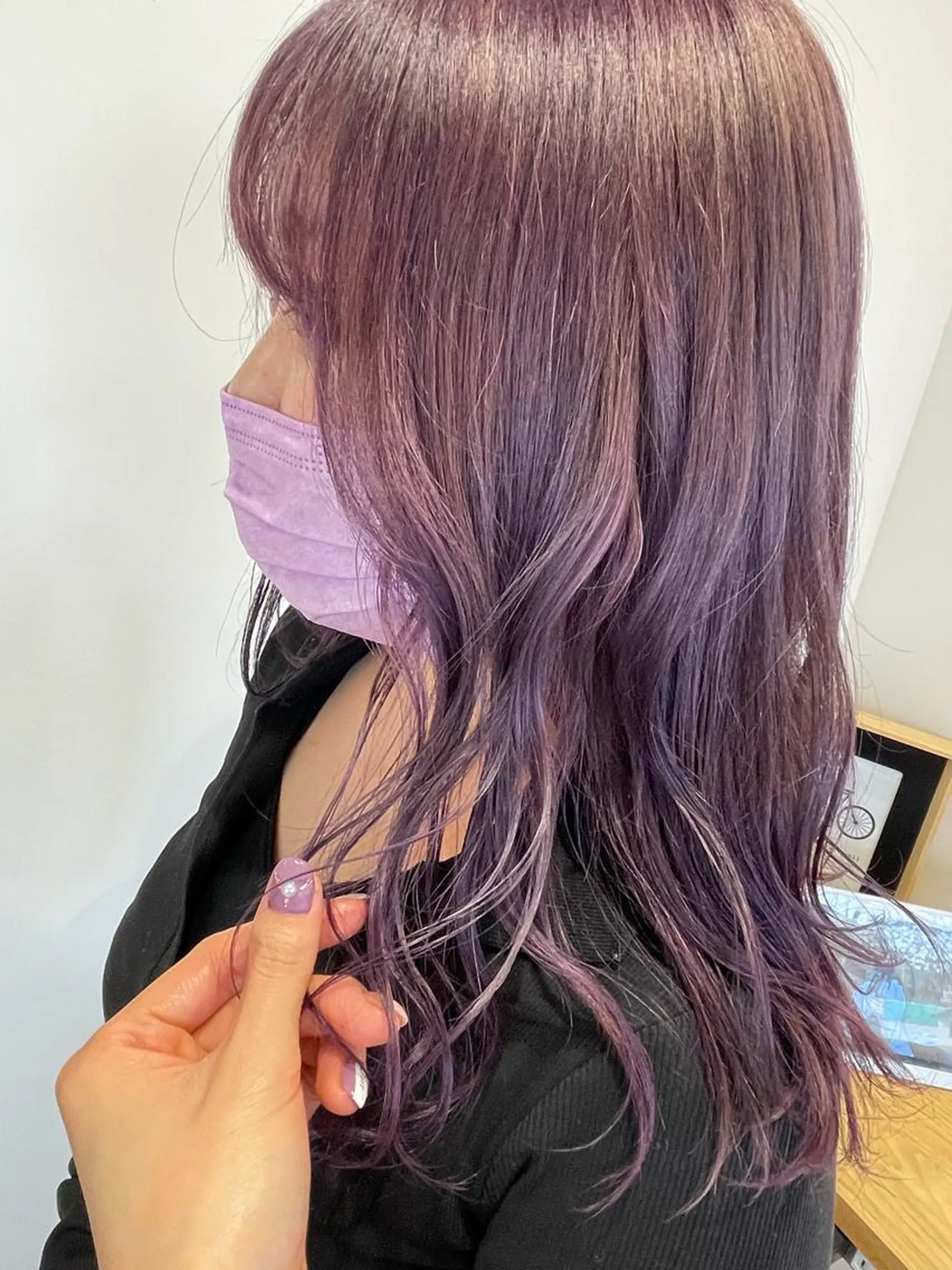 カラー 透明感カラー 三村 桜生のヘアスタイル