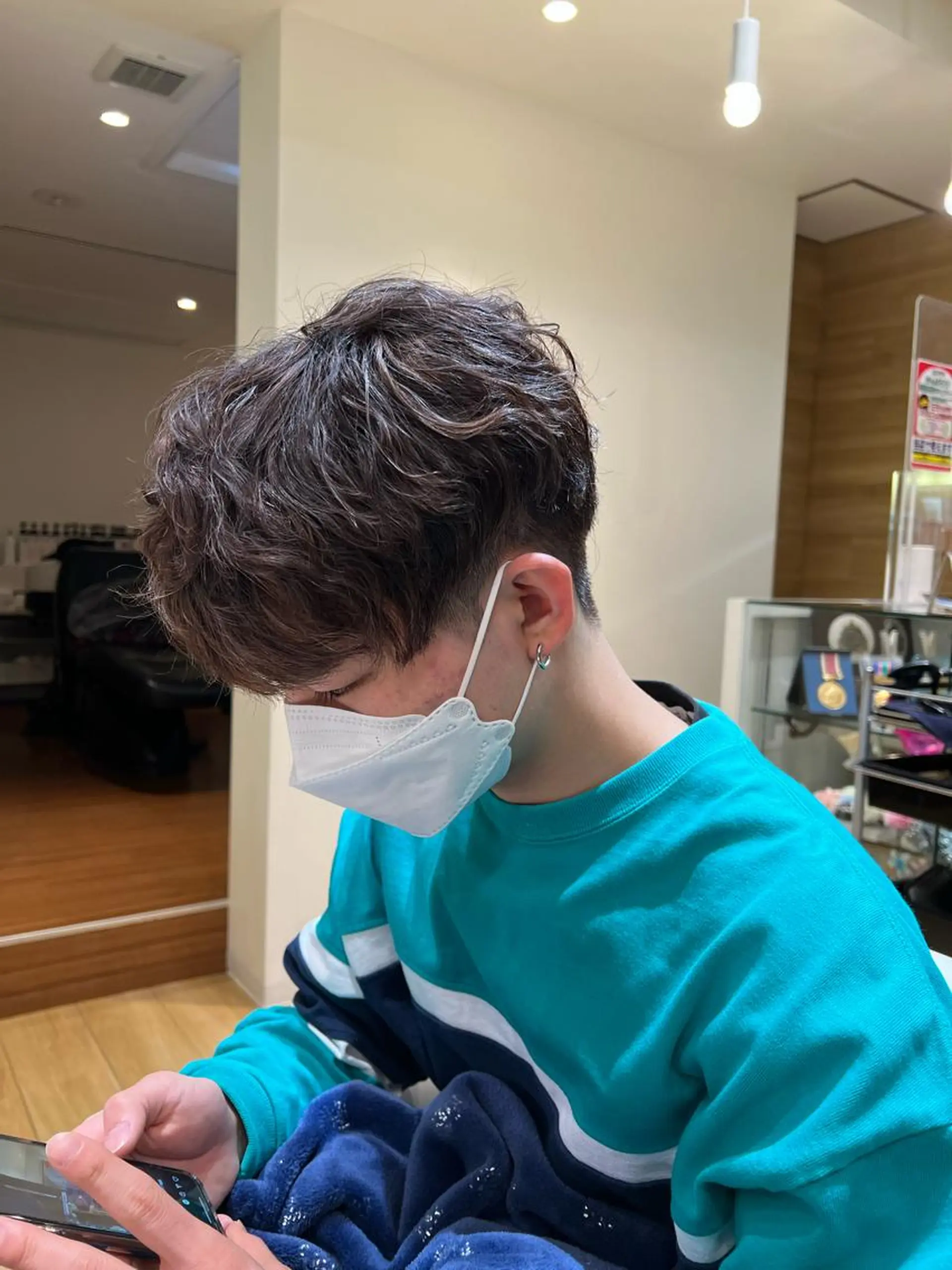 パーマ メンズ メンズパーマ 全国1位🥇世界5位 小野田　礼花のヘアスタイル