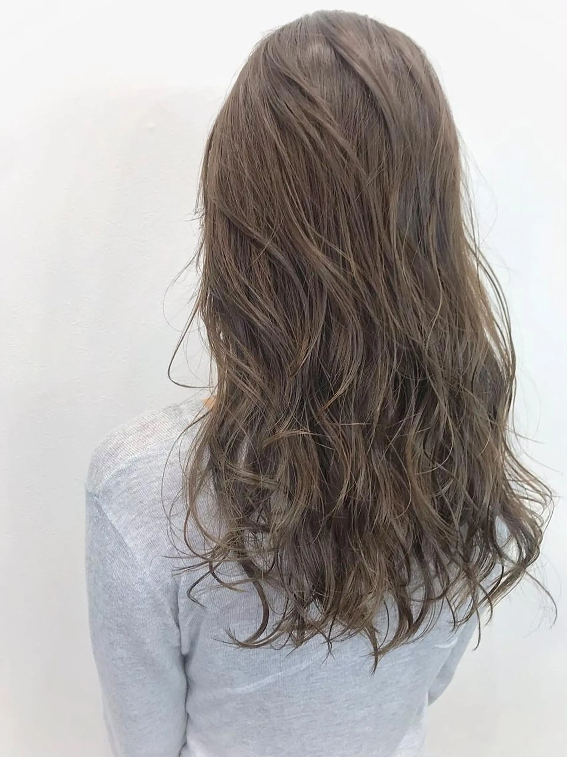 ロング カラー カット ヘアカラー 酸性ストレート/ブリ ーチなし/中村 匠のヘアスタイル