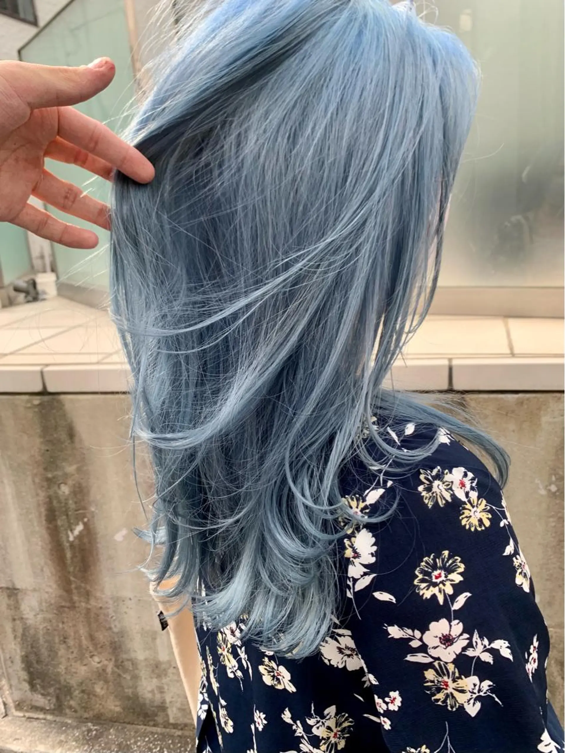 ロング カラー ヘアアレンジ ヘアカラー トリートメント ヘアセット ハイトーン/美髪矯正 🍃大江拓実のヘアスタイル